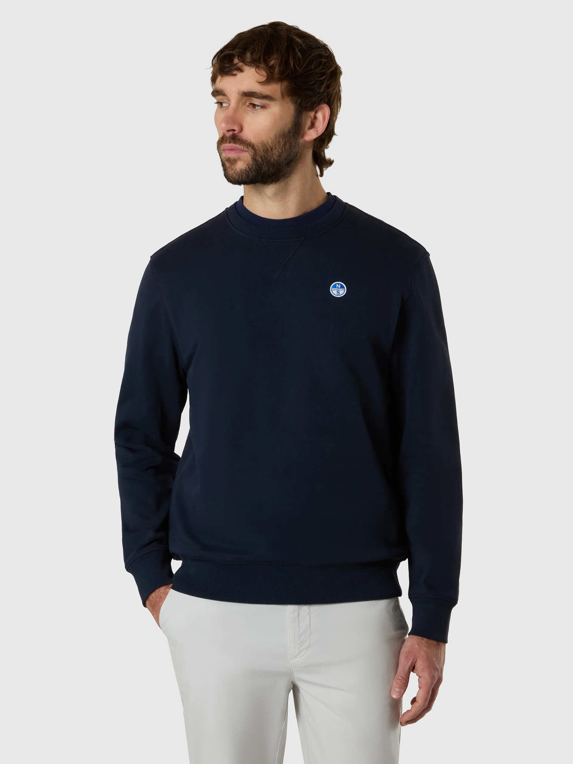 Sweatshirt with logo patch - Image 7