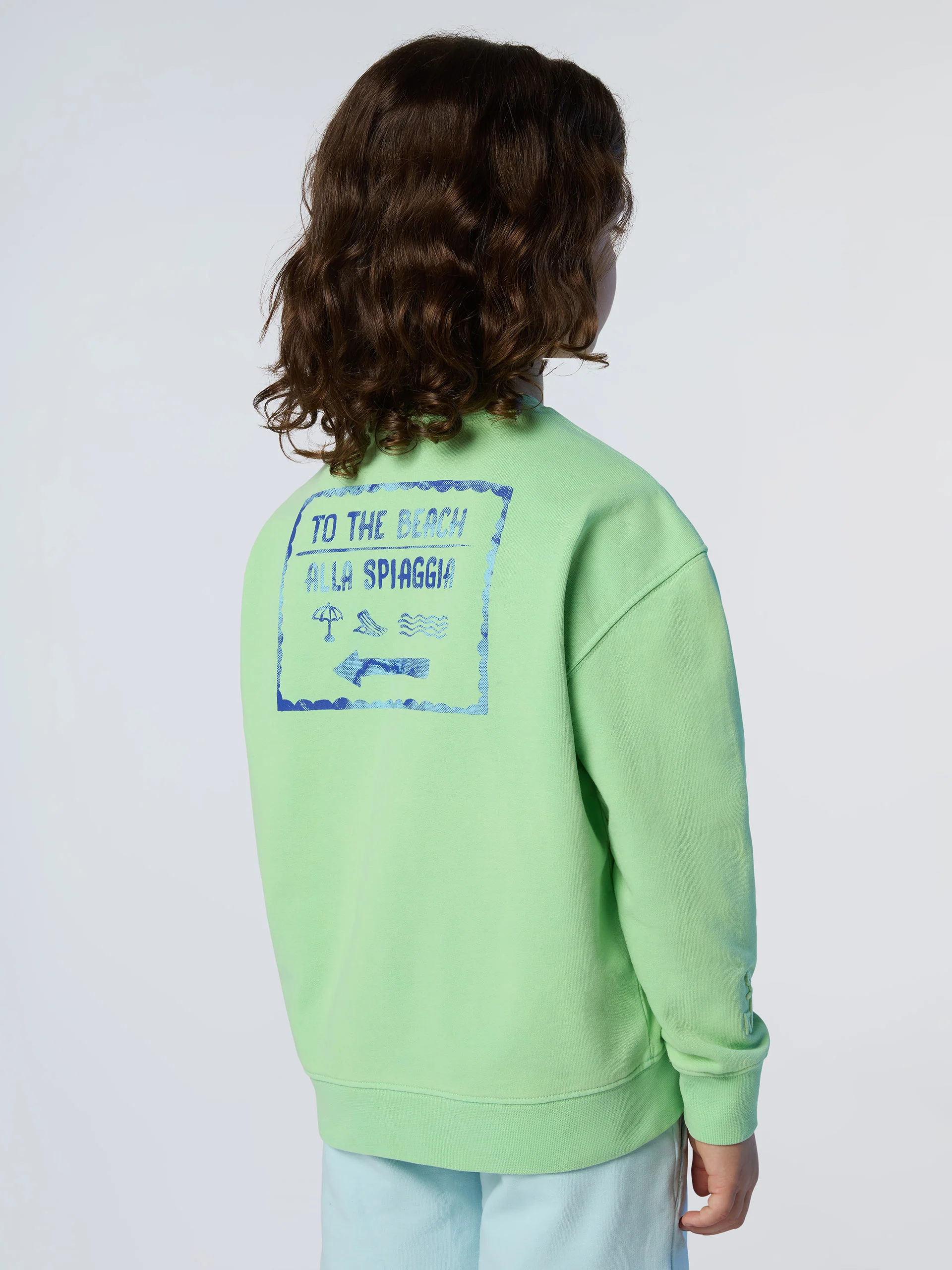 Sweatshirt with beach print - Image 13