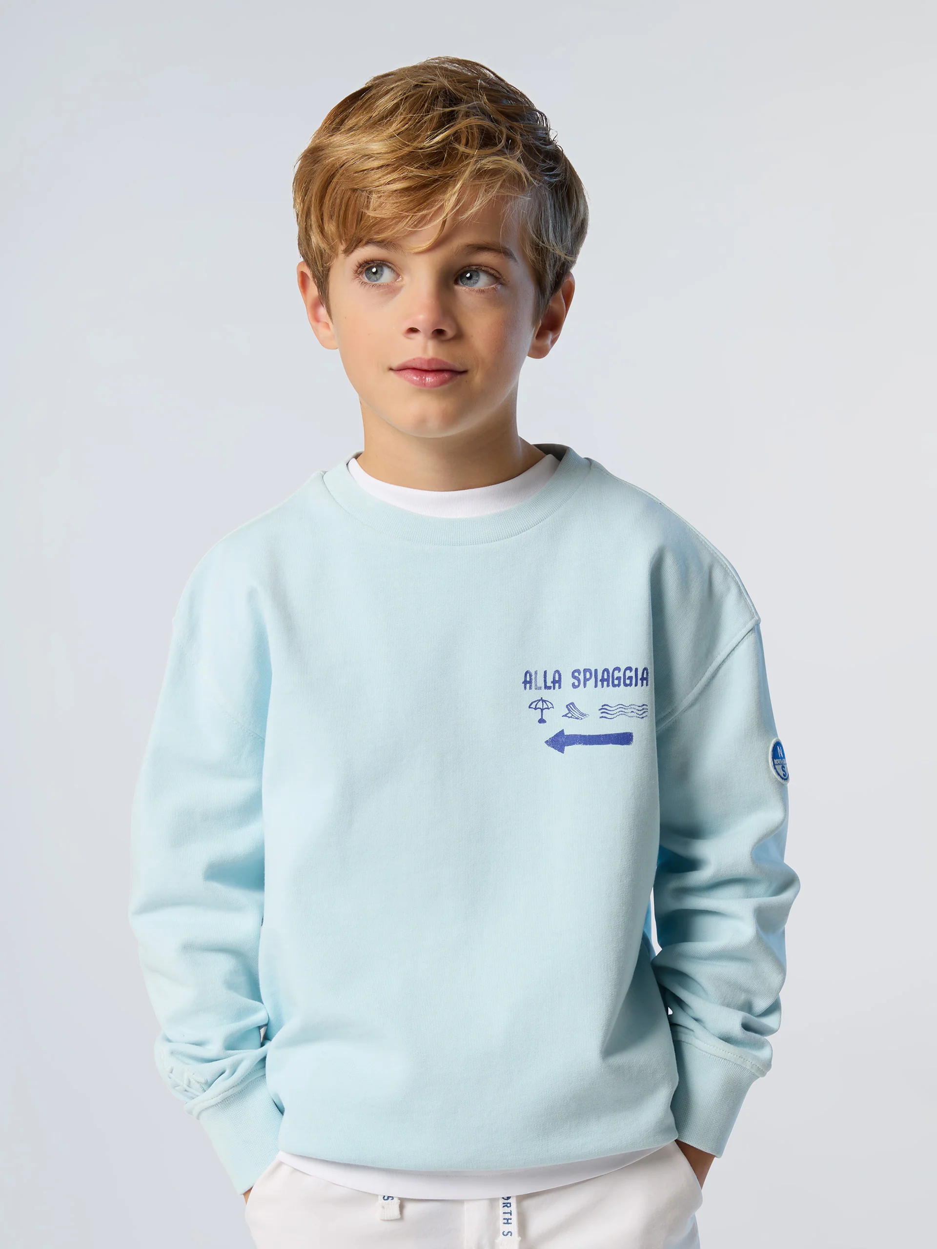 Sweatshirt with beach print - Image 20
