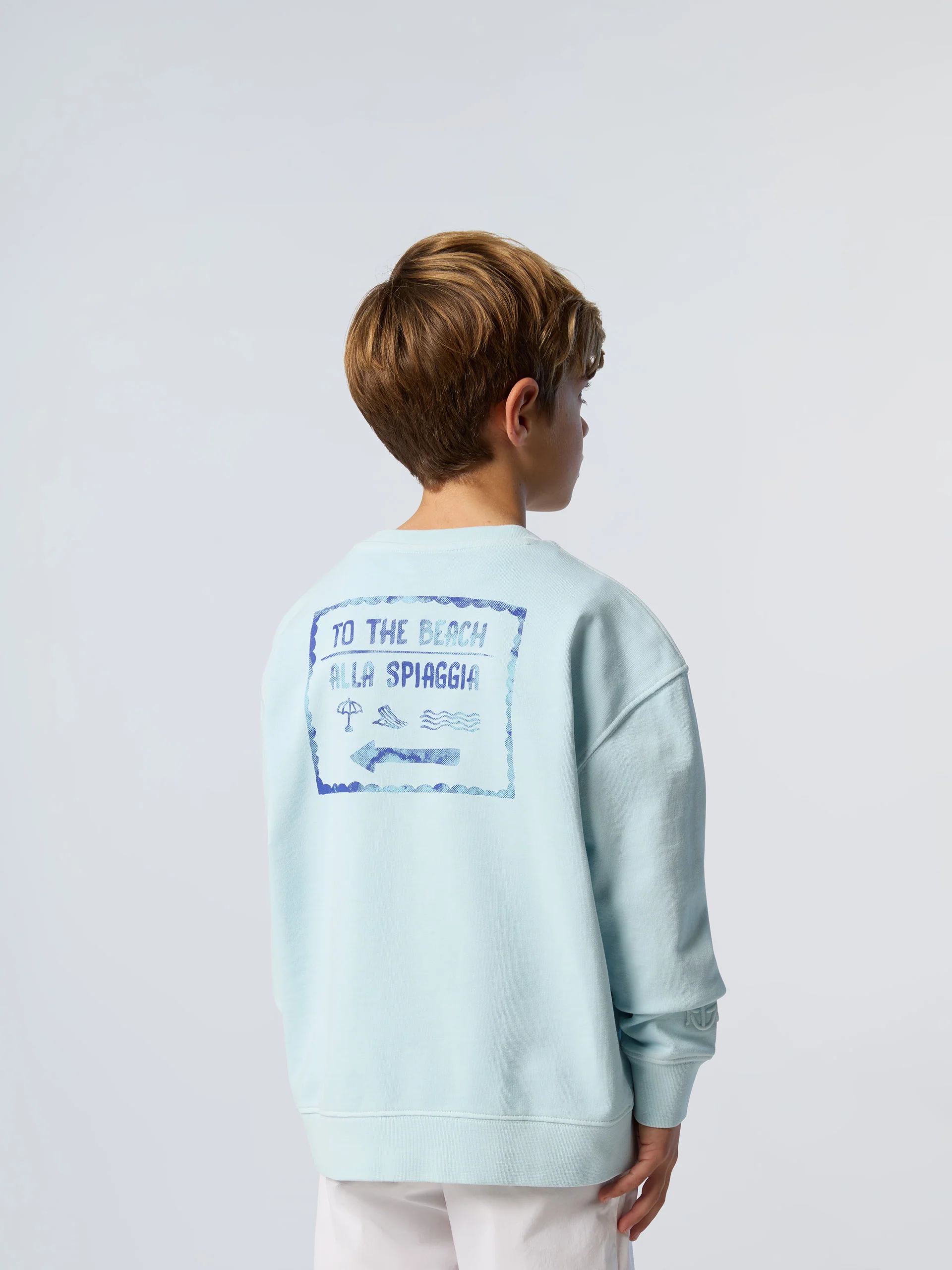 Sweatshirt with beach print - Image 22