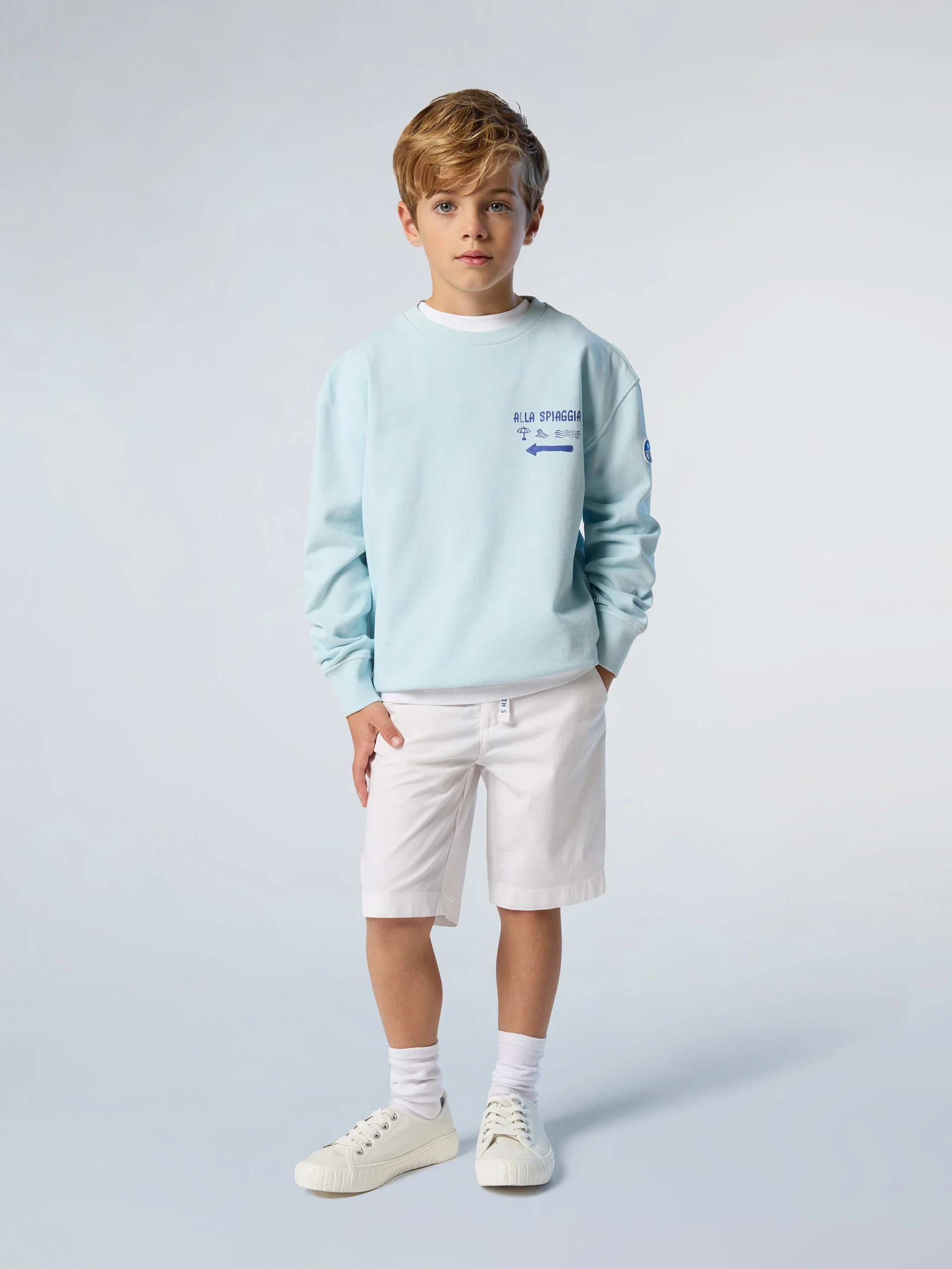 Sweatshirt with beach print - Image 23