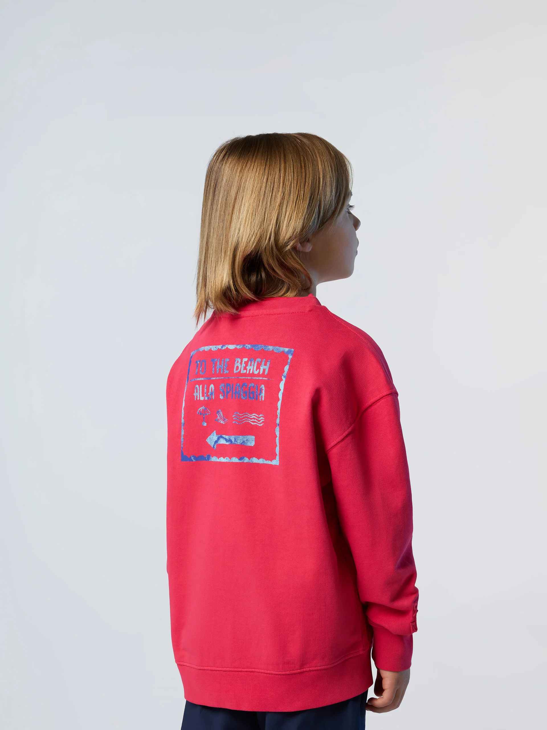 Sweatshirt with beach print - Image 4
