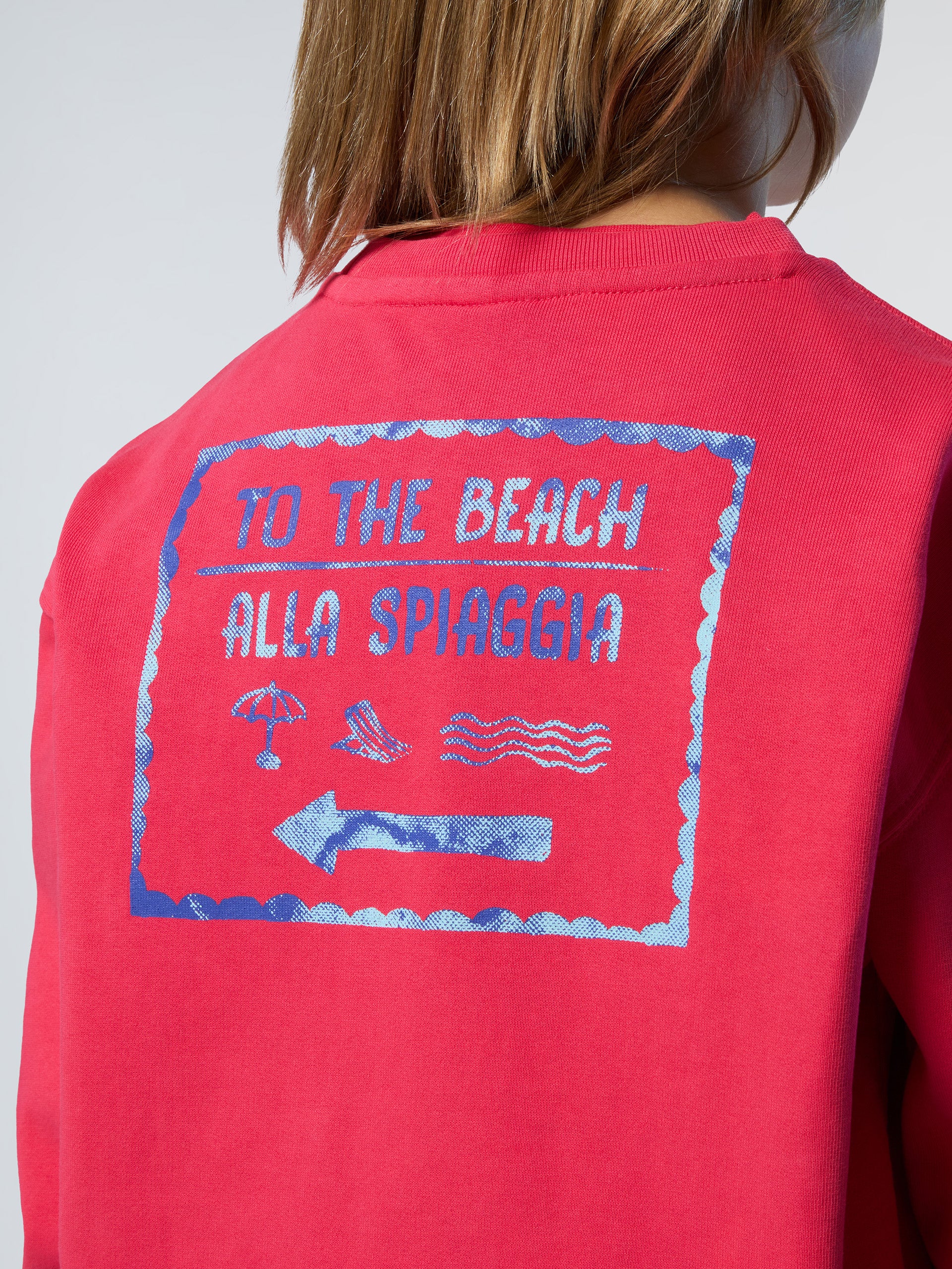 Sweatshirt with beach print - Image 8