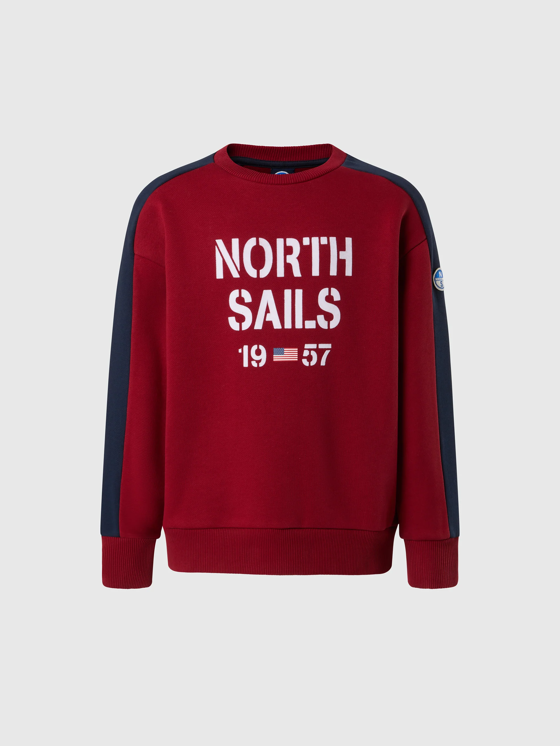 Sweatshirt with flock print - Image 3