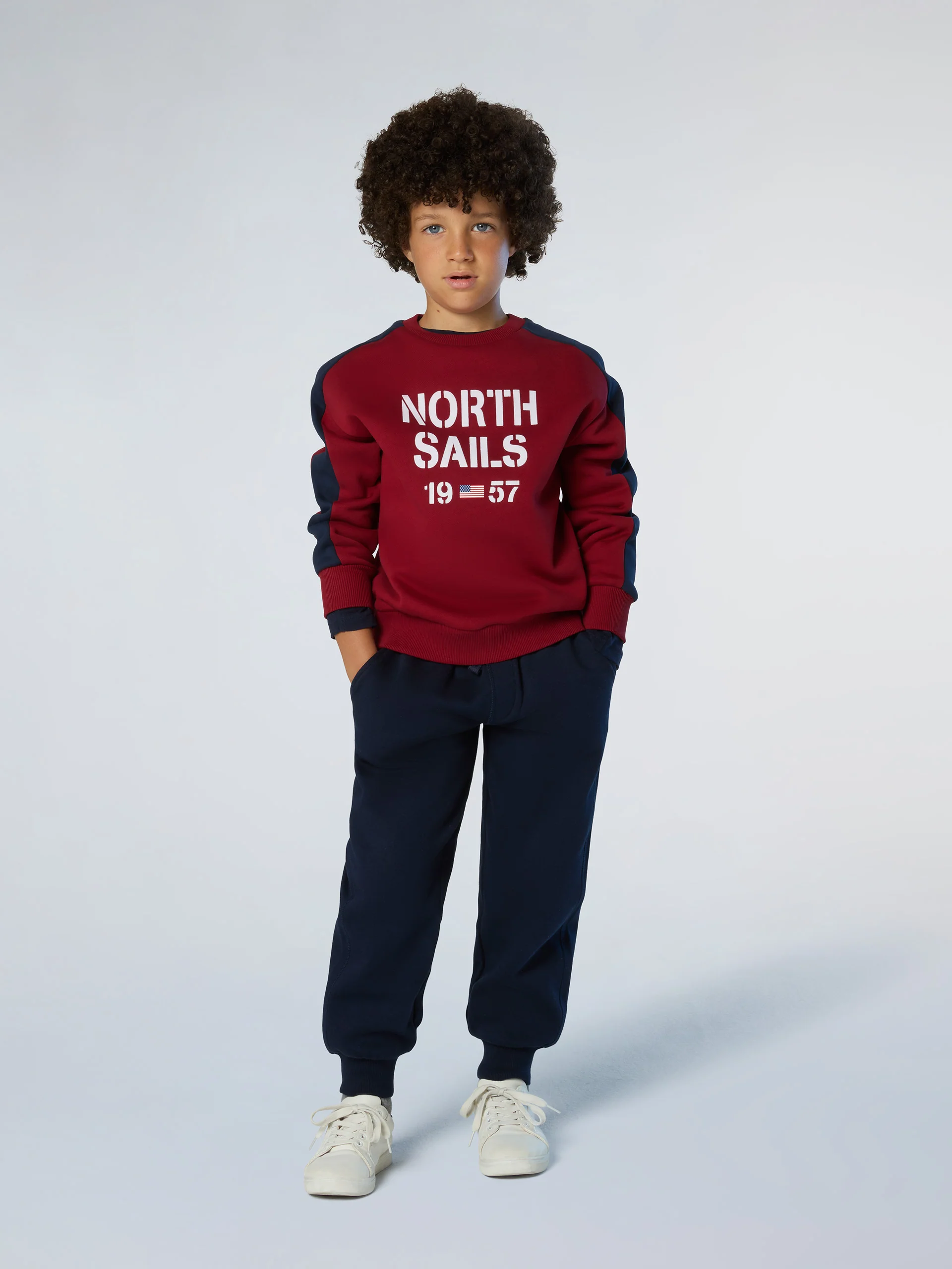 Sweatshirt with flock print - Image 5