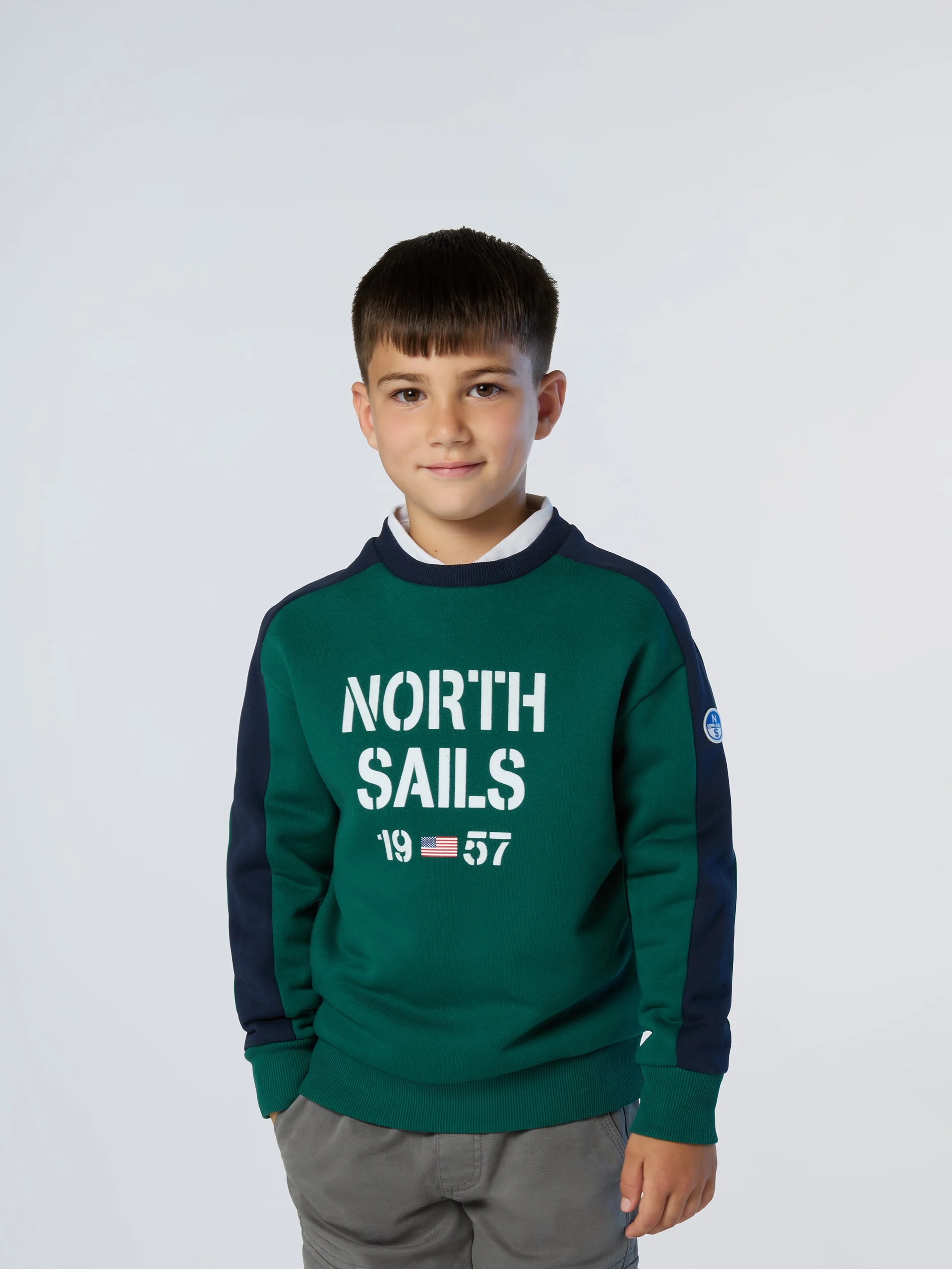 Sweatshirt with flock print - Image 7