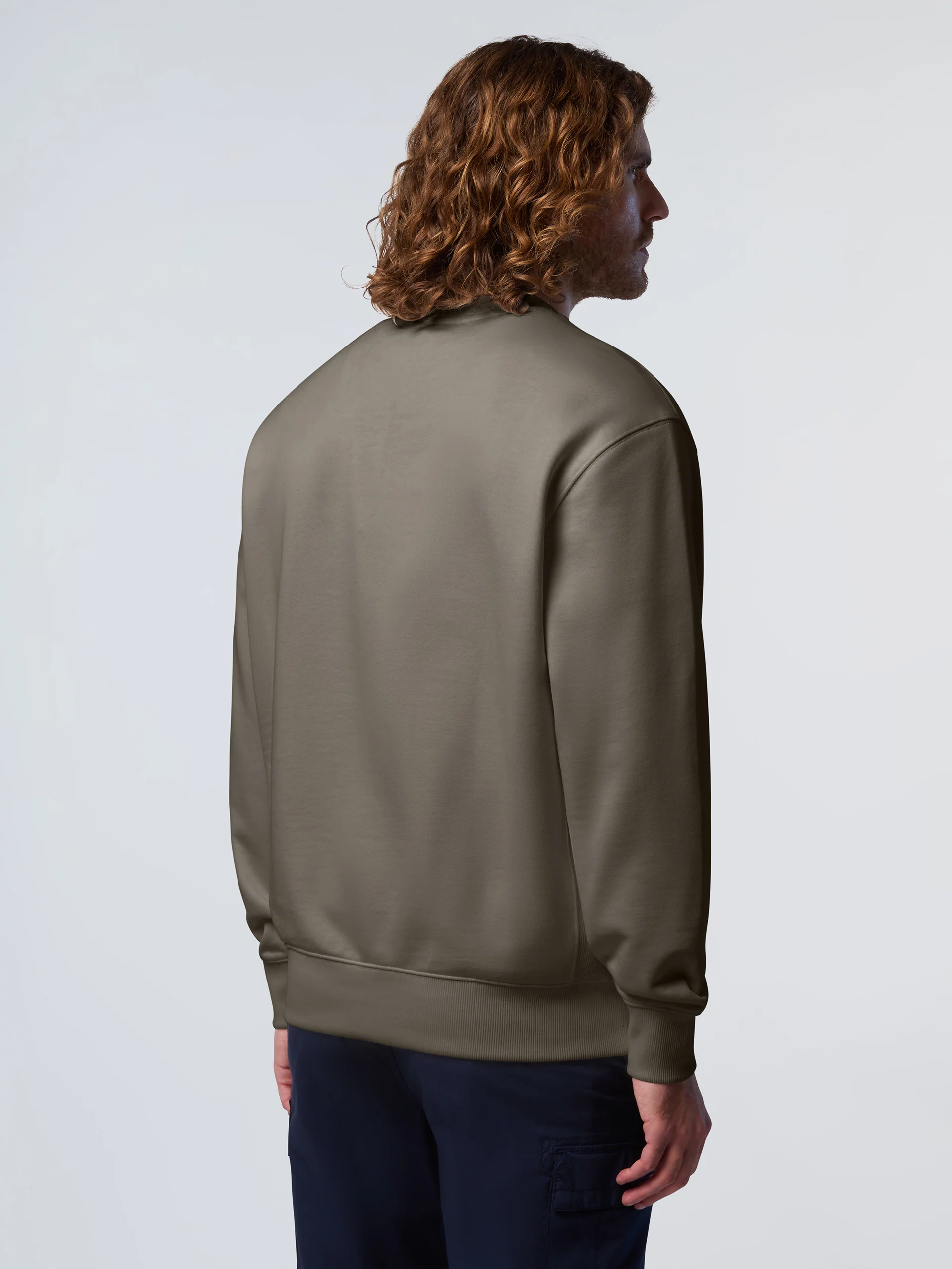 Sweatshirt with side ribbing - Image 17