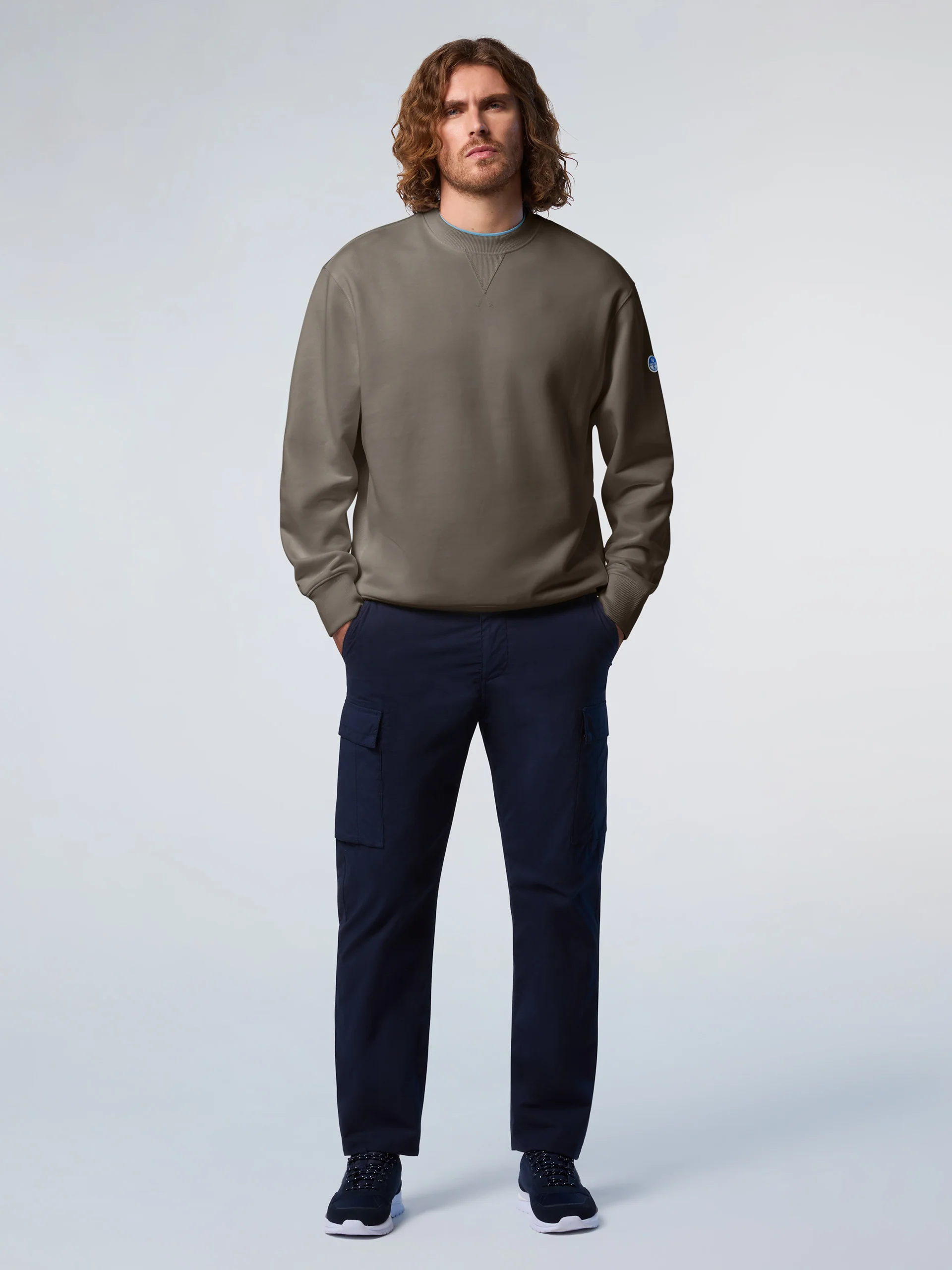 Sweatshirt with side ribbing - Image 18
