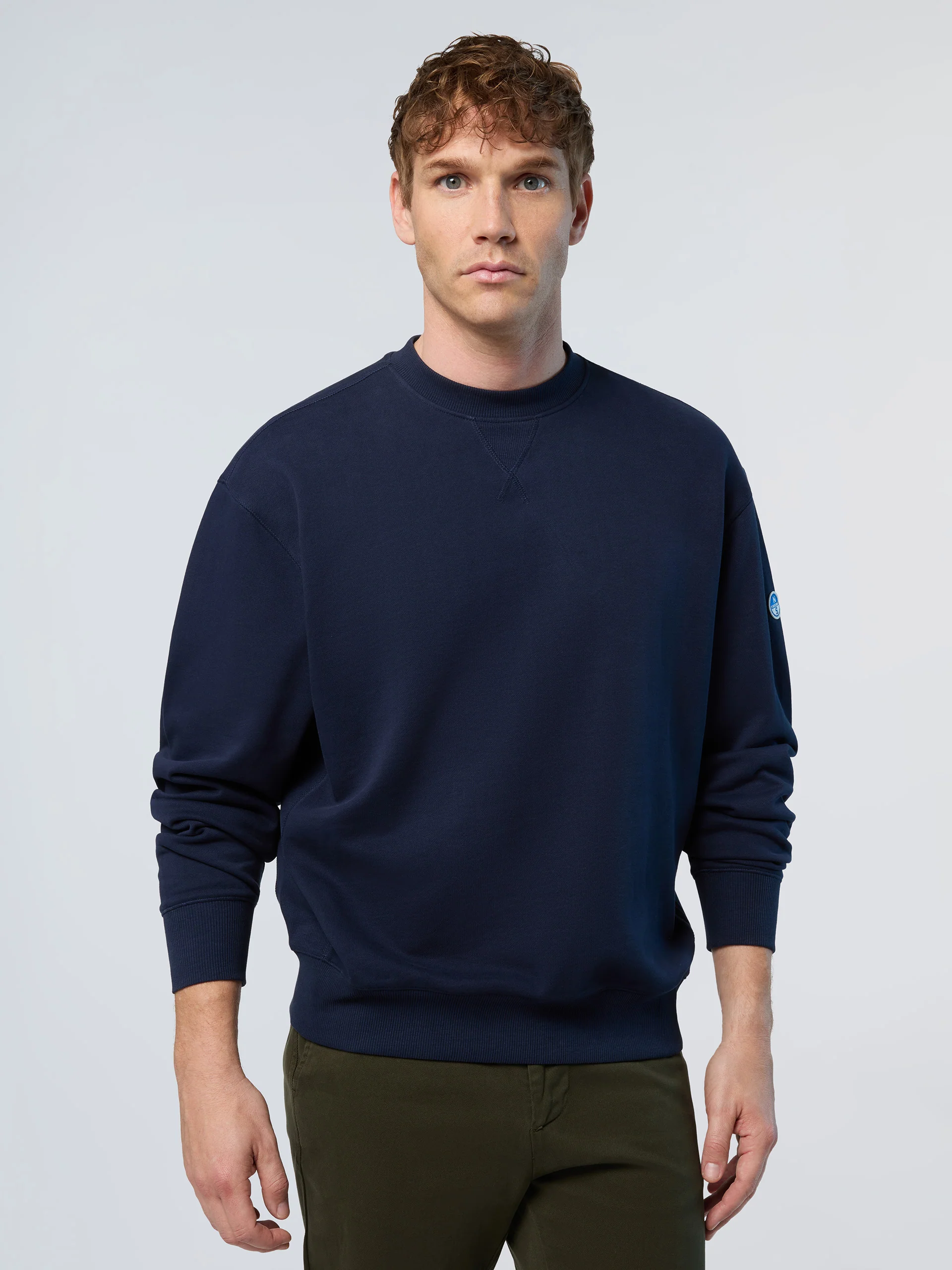 Sweatshirt with side ribbing - Image 2