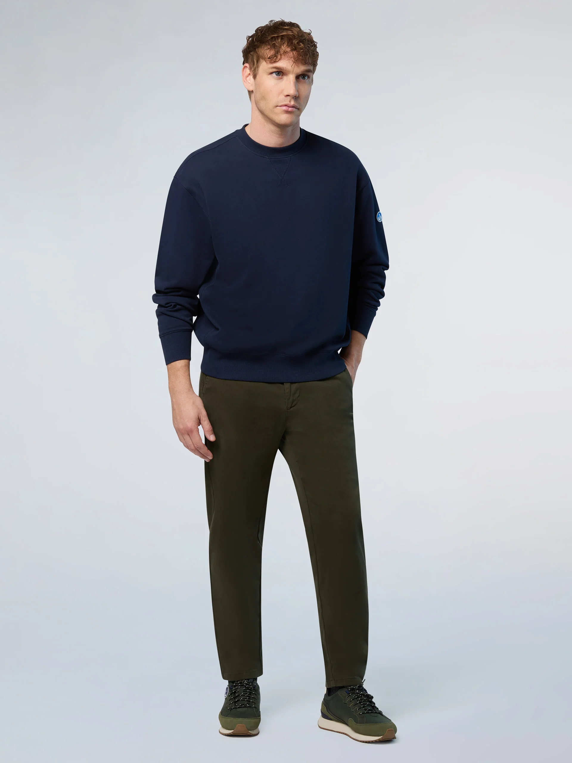 Sweatshirt with side ribbing - Image 5