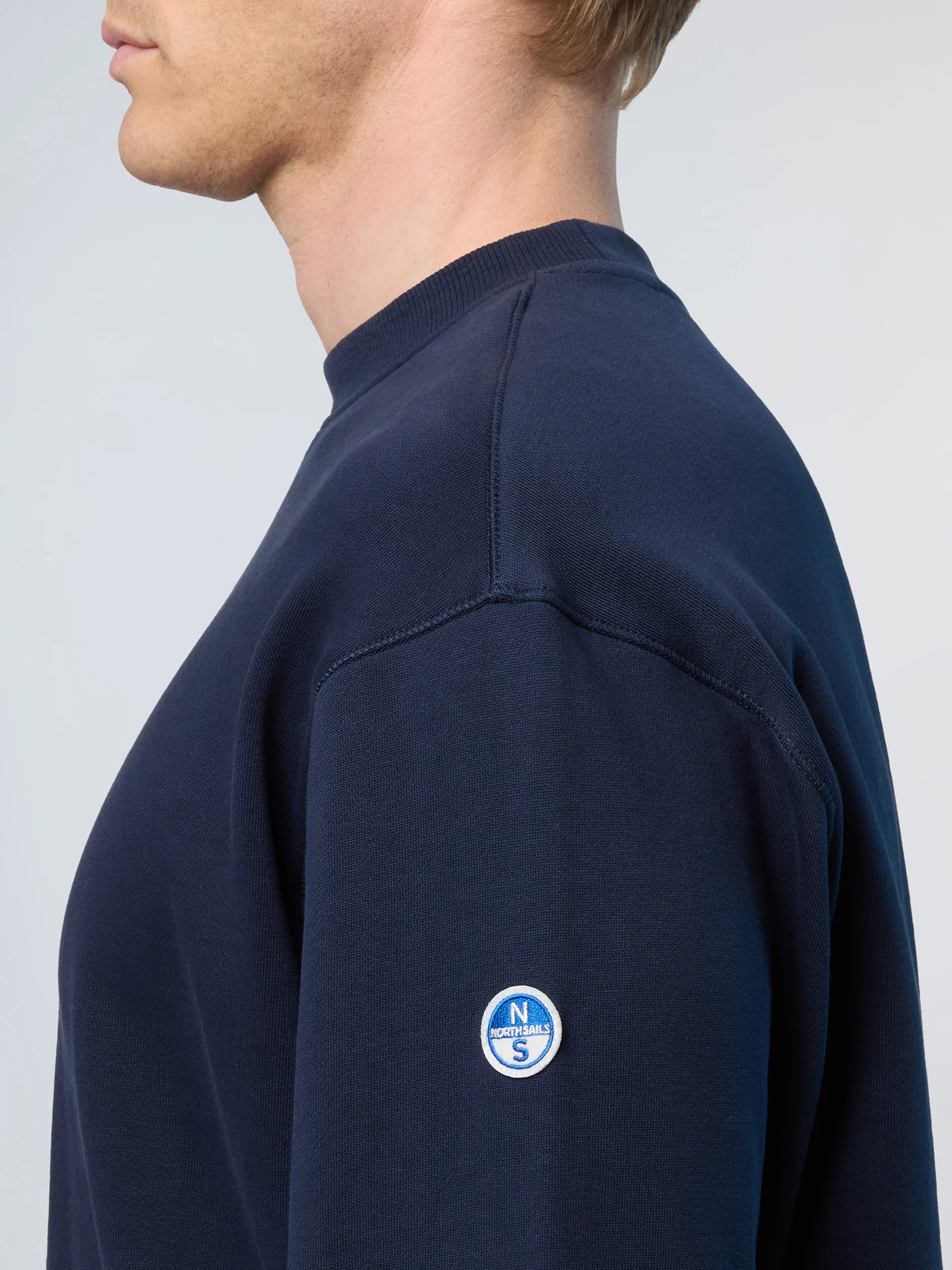 Sweatshirt with side ribbing - Image 6
