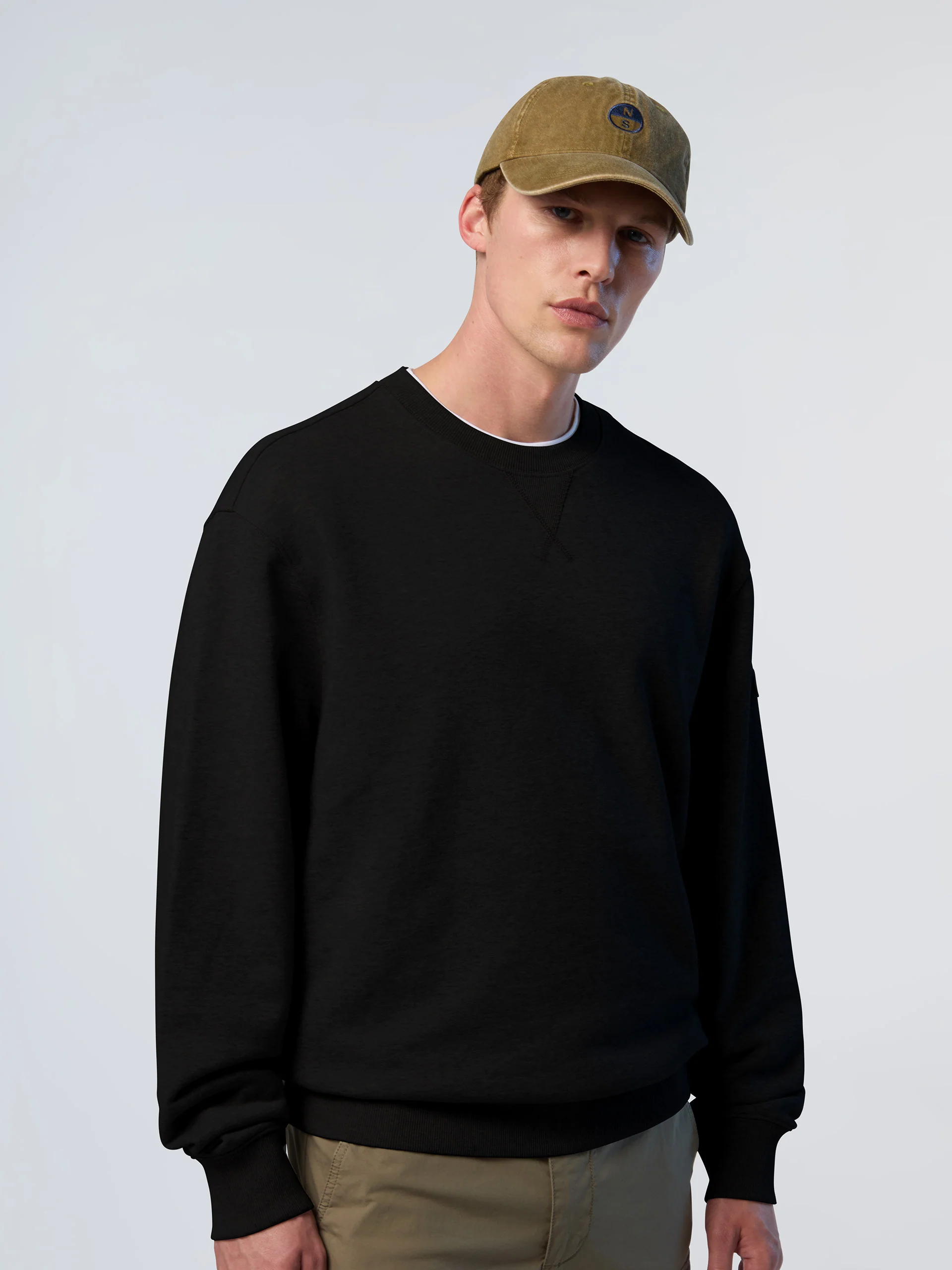 Sweatshirt with side ribbing - Image 9