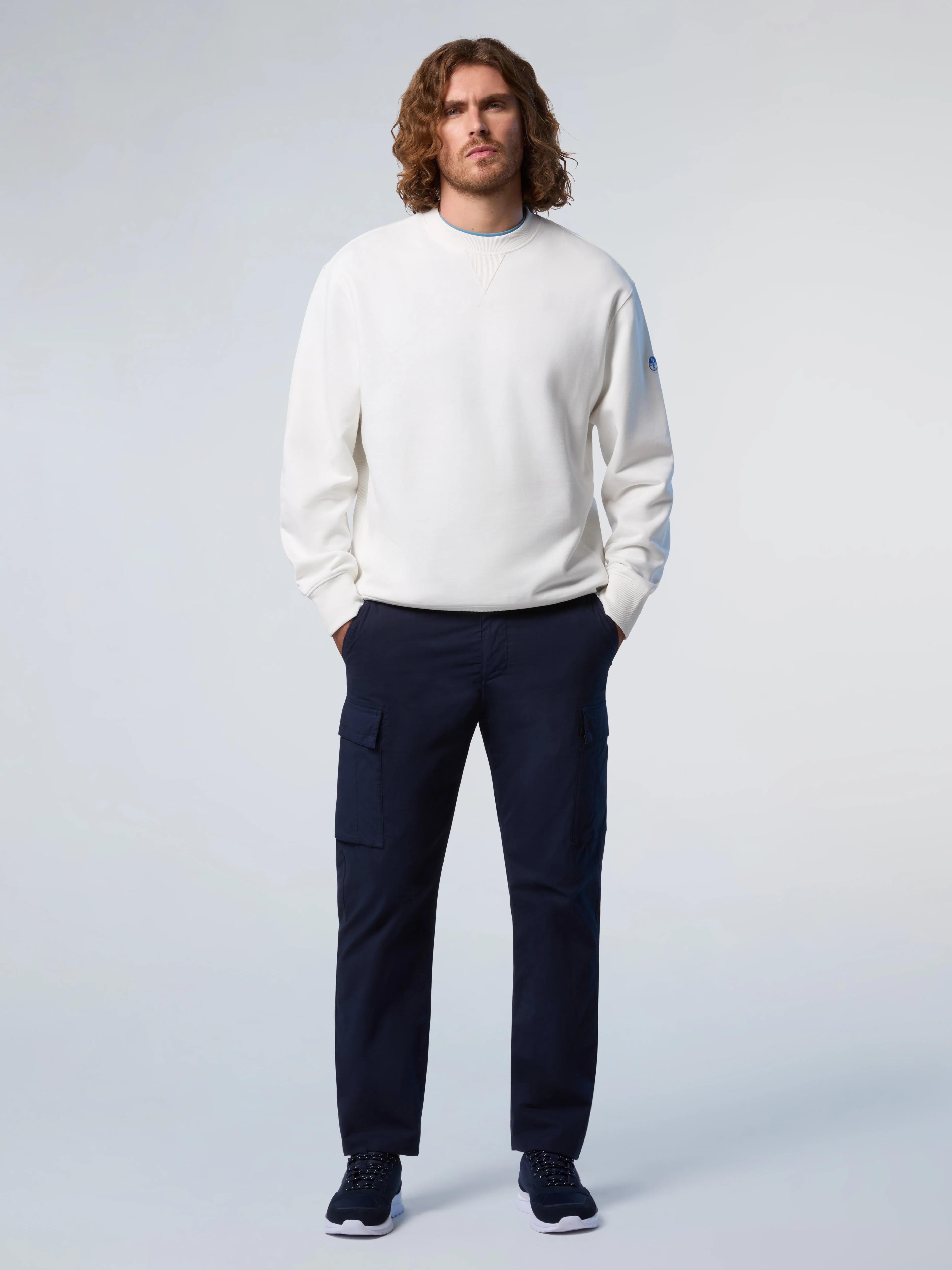 Sweatshirt with side ribbing - Image 4