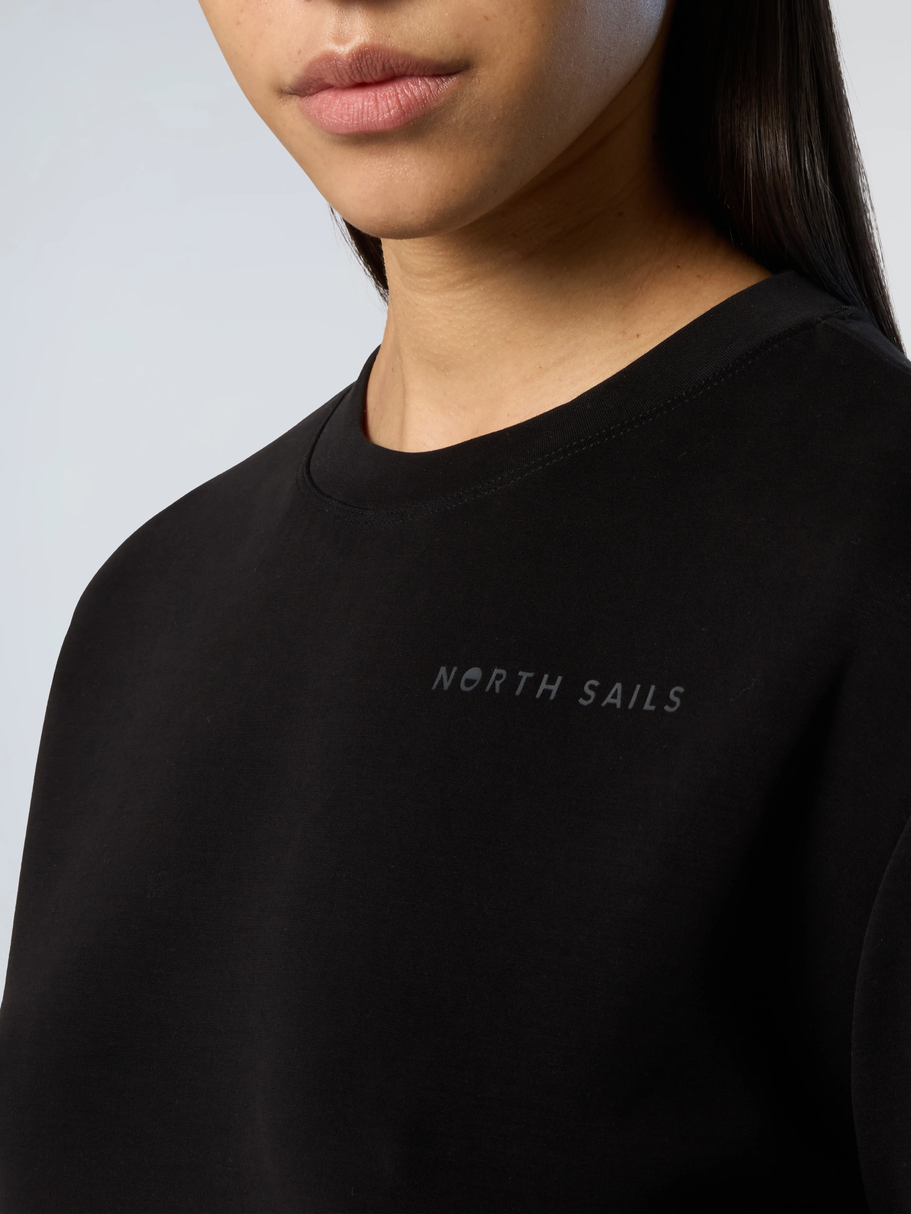 Crew-neck modal sweatshirt - Image 13