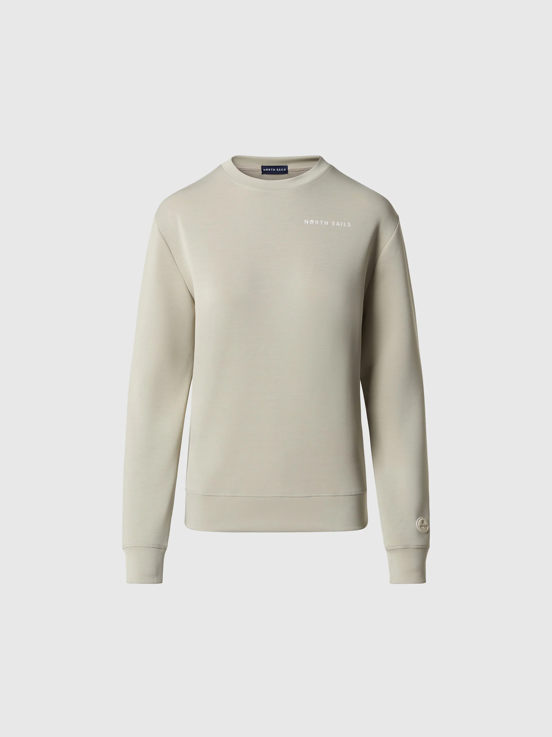 Crew-neck modal sweatshirt - Image 3