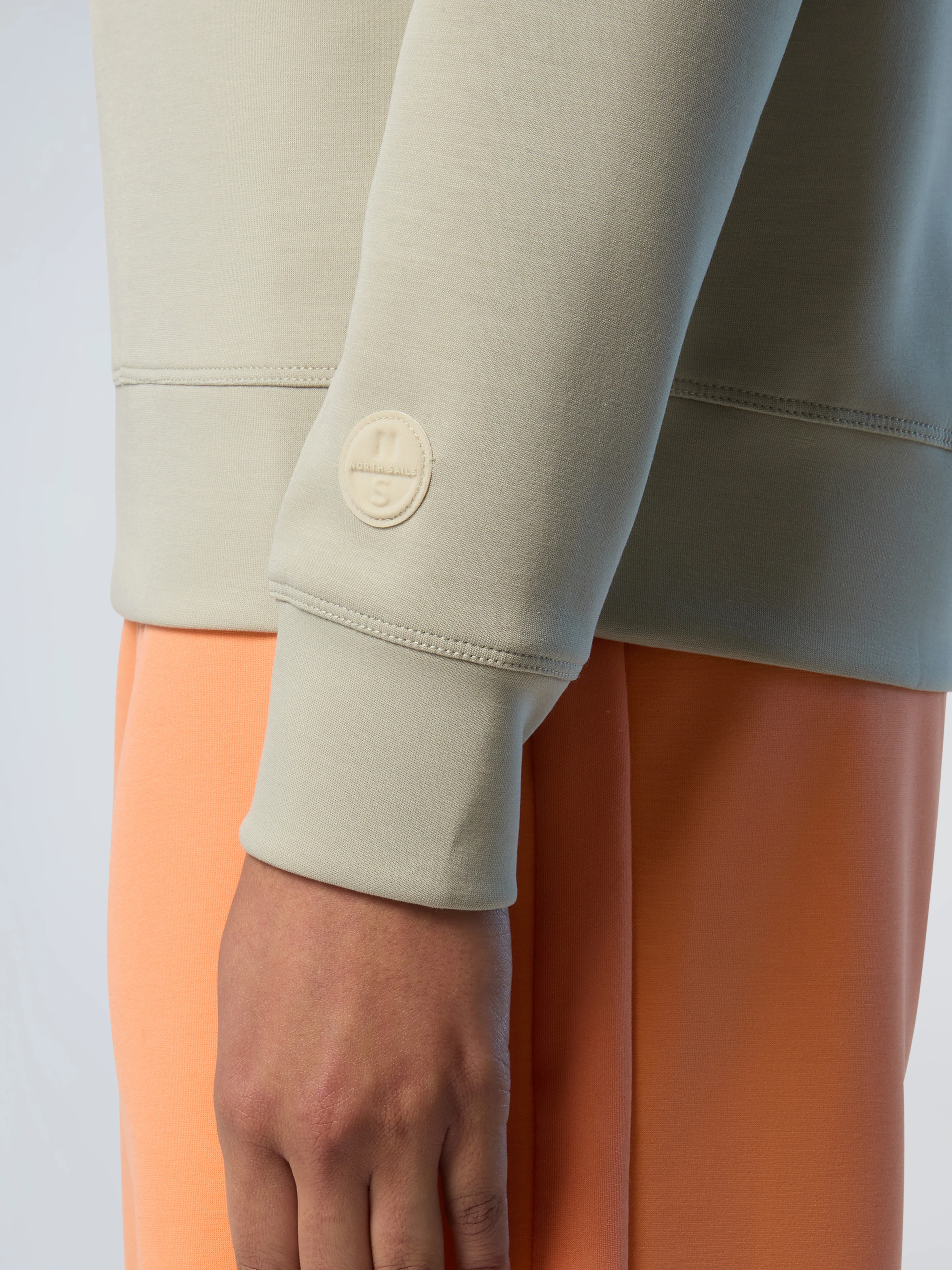 Crew-neck modal sweatshirt - Image 7