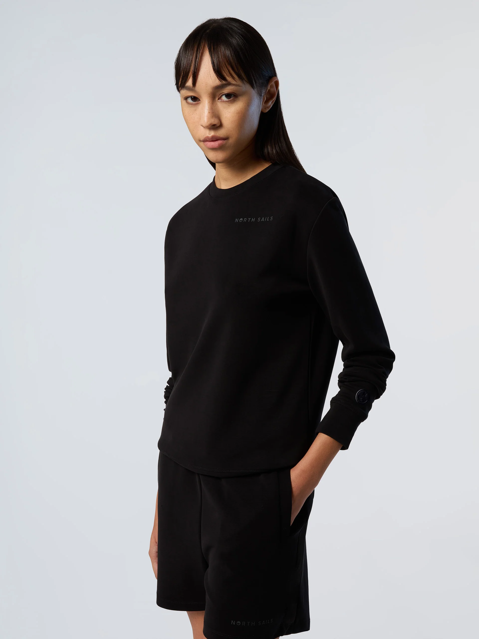 Crew-neck modal sweatshirt - Image 9