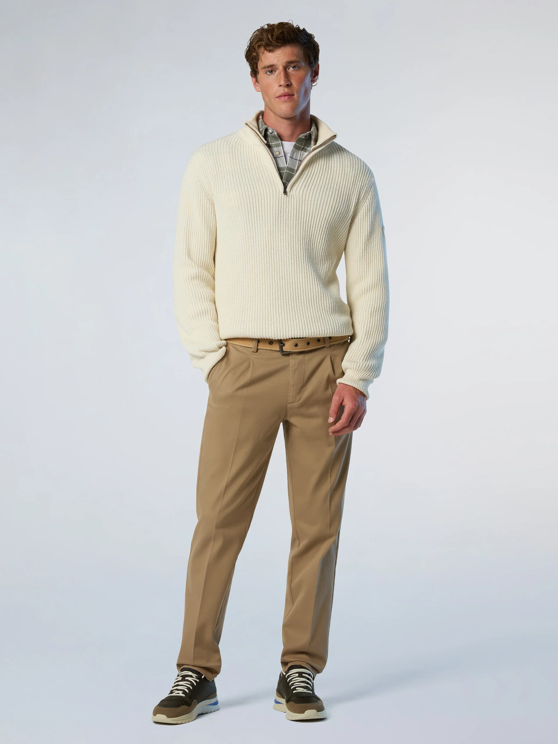 Defender pleated gabardine chinos - Image 2