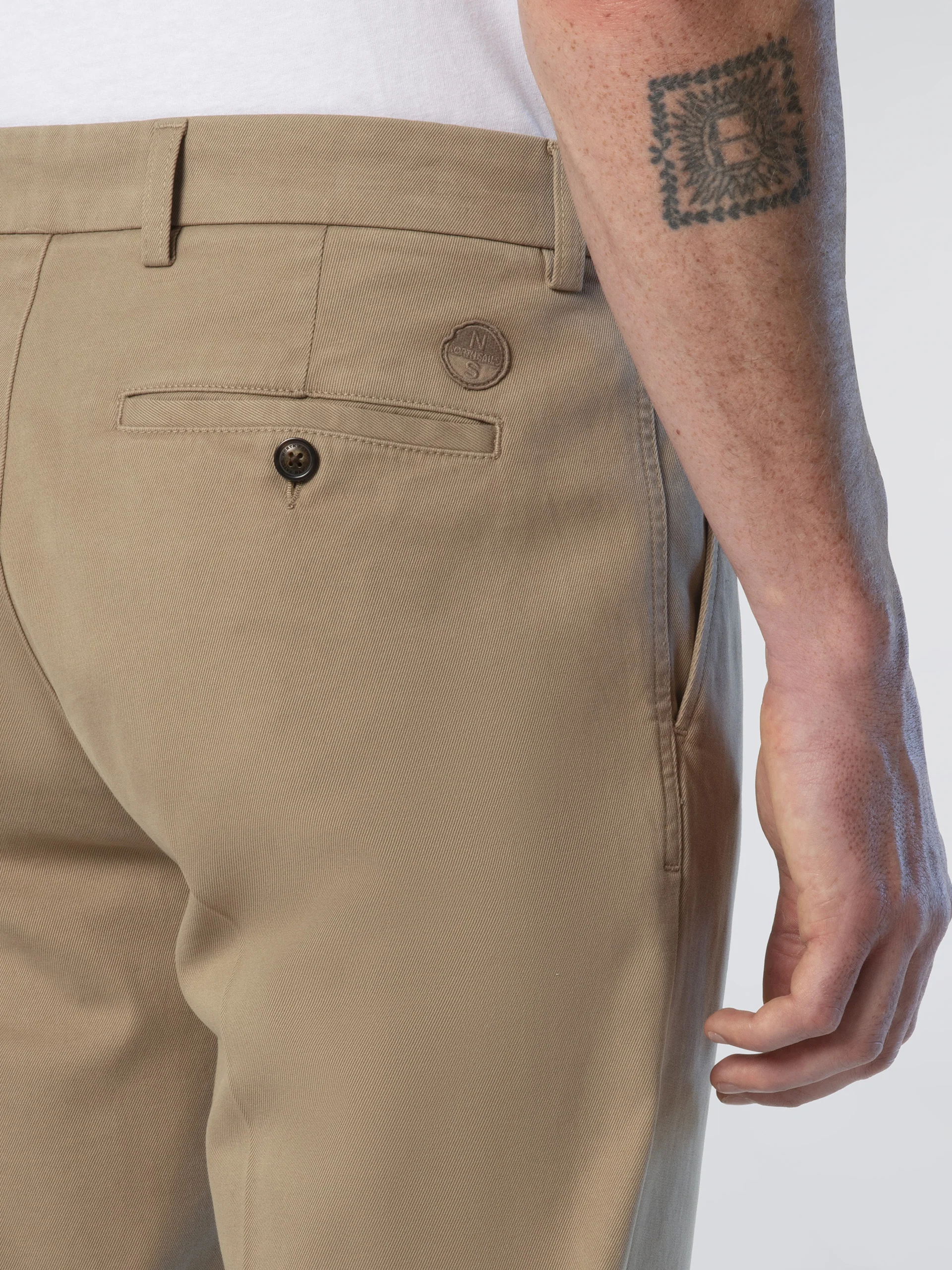 Defender pleated gabardine chinos - Image 6