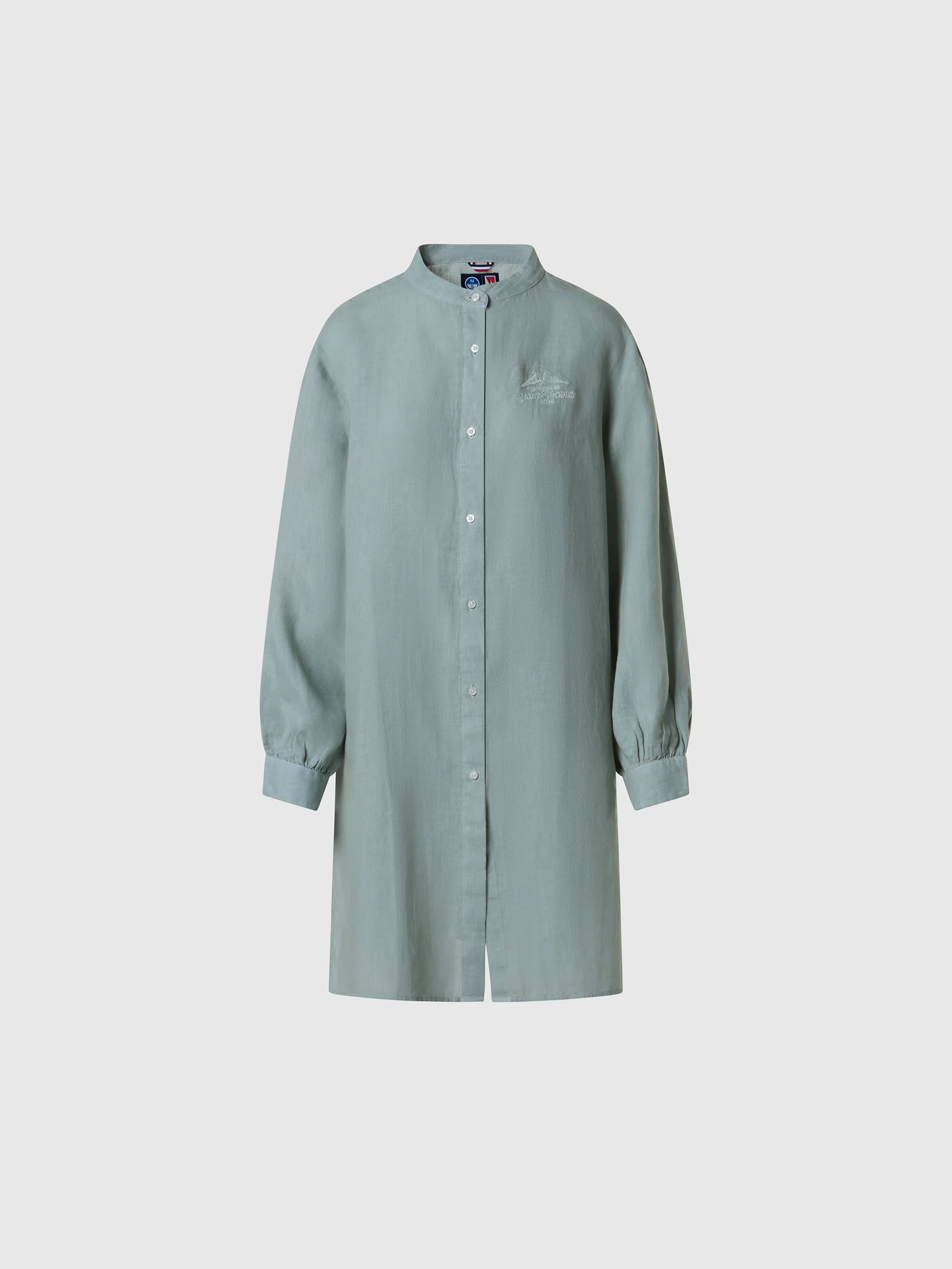 Saint-Tropez linen shirt dress