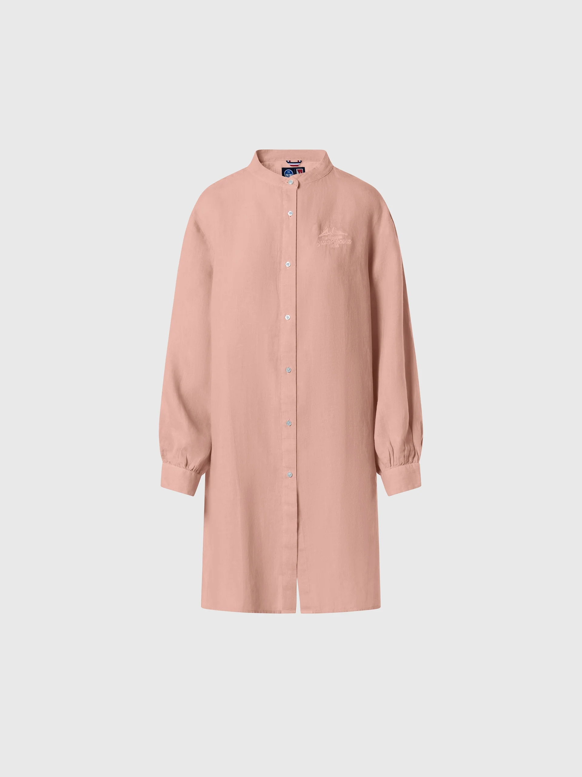 Saint-Tropez linen shirt dress - Image 2