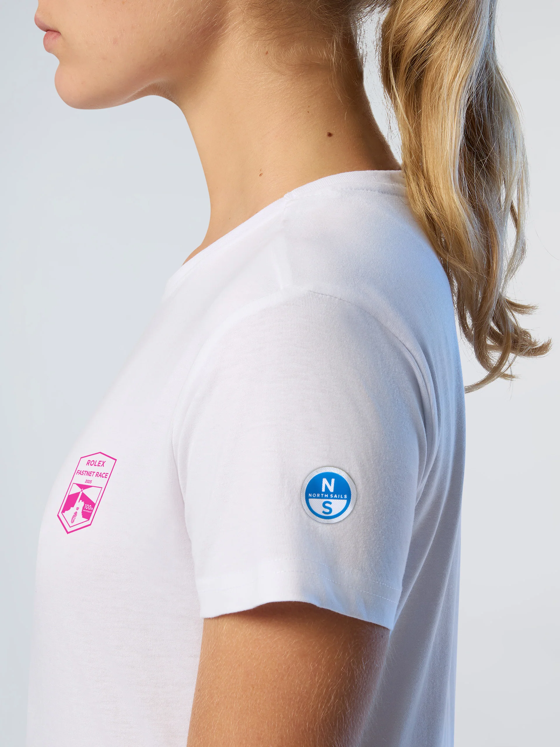 Women's Rolex Fastnet 2025 Cotton T-Shirt - Image 2