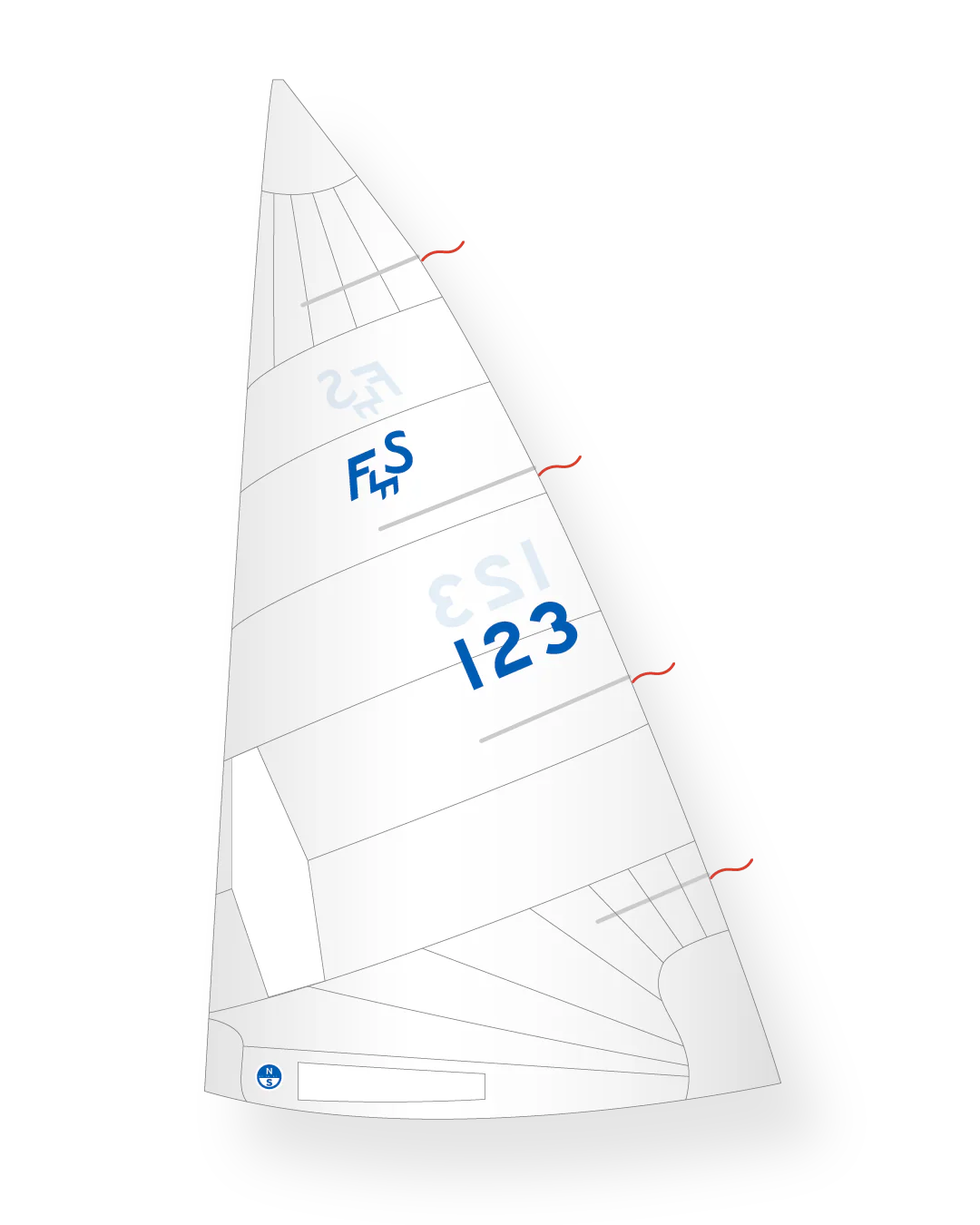 FLYING SCOT RHC LARGE WINDOW MAINSAIL