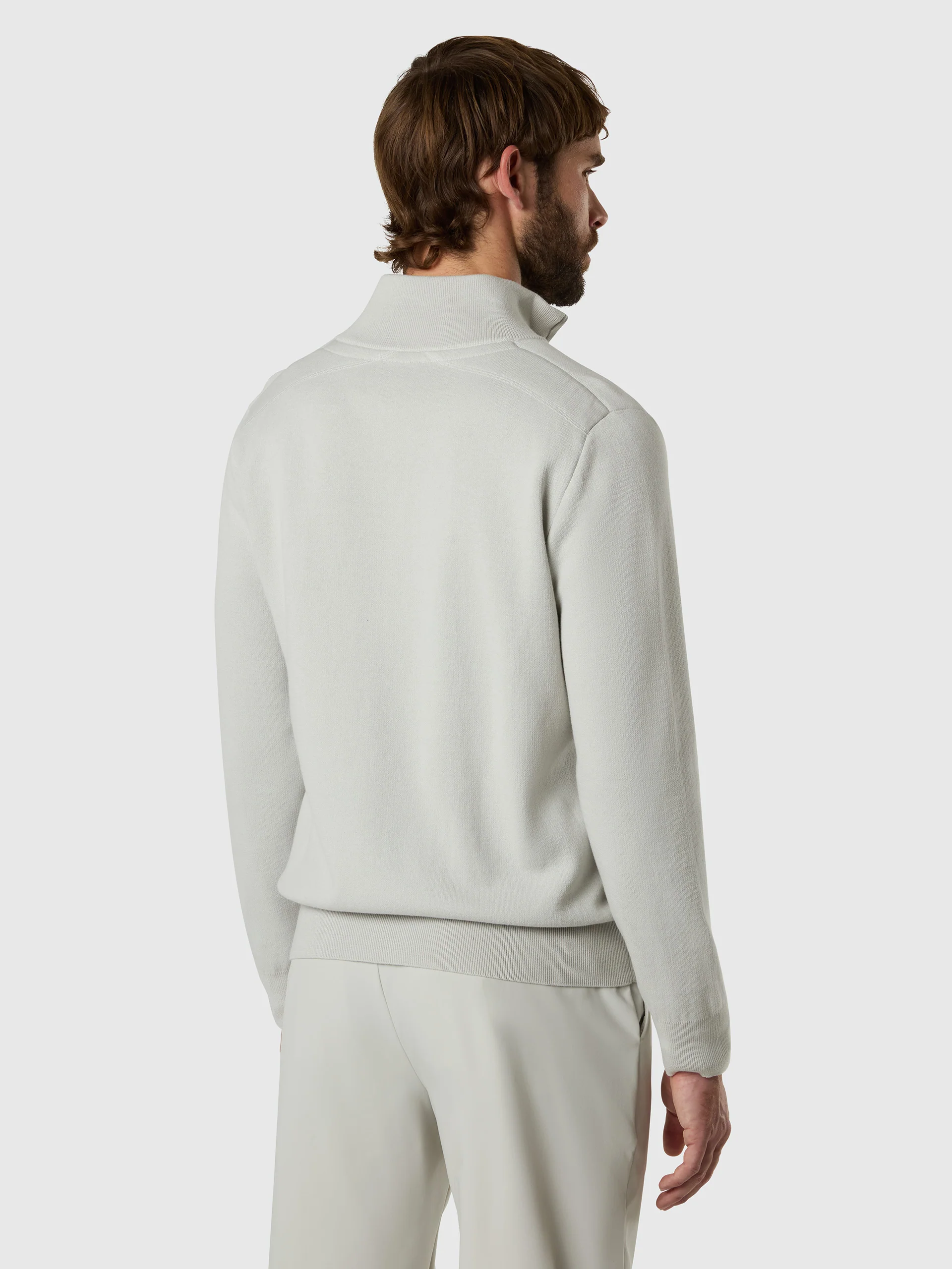 Bonded full-zip sweater - Image 10