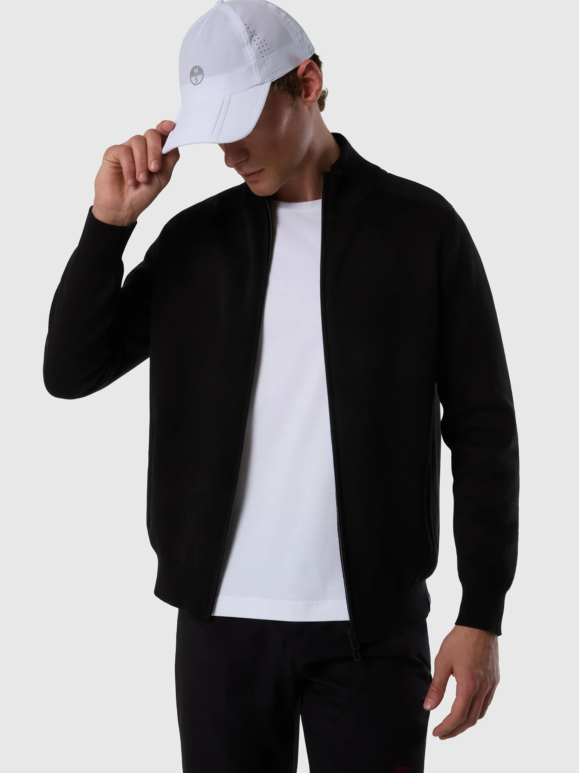 Bonded full-zip sweater - Image 14