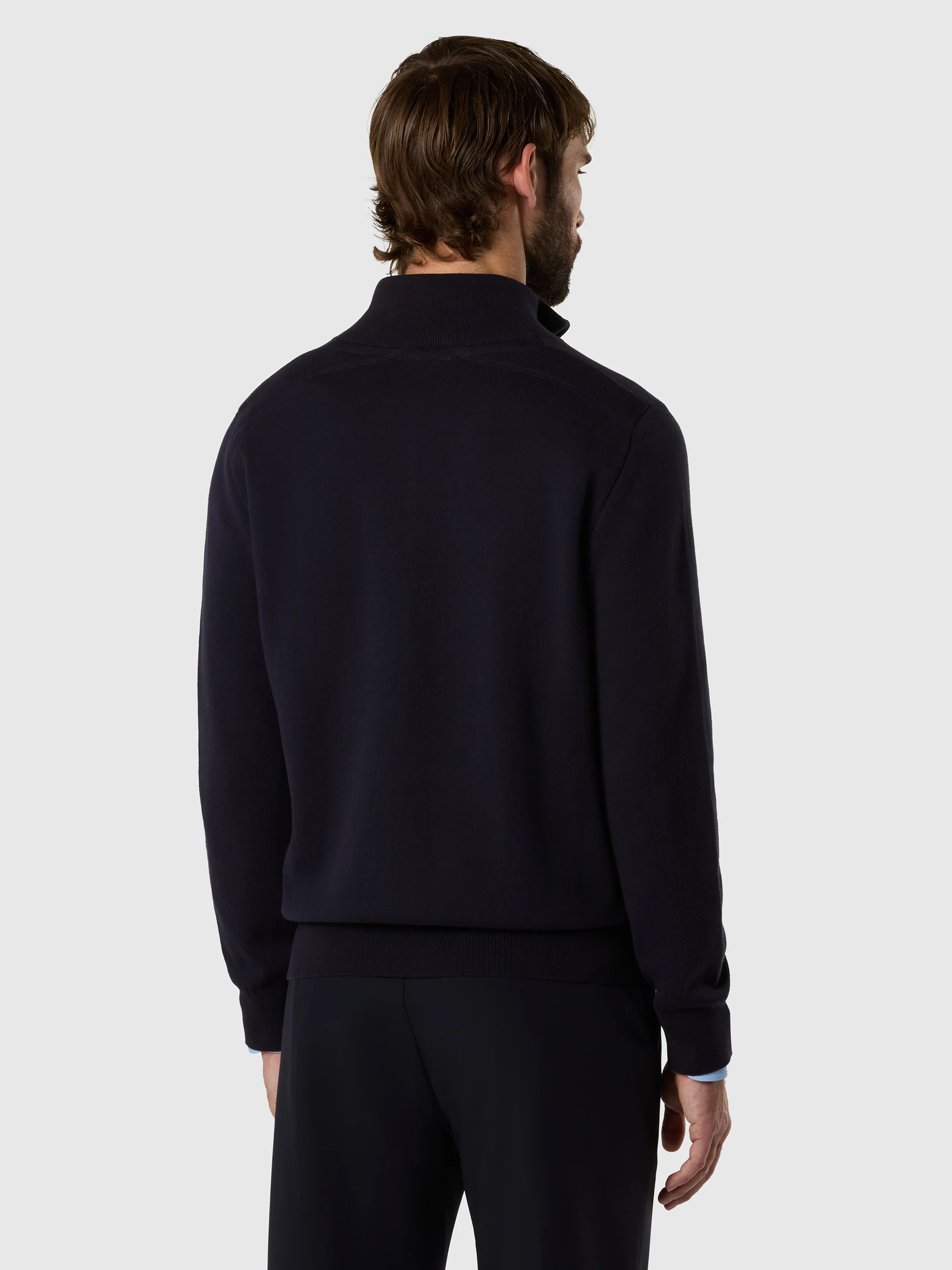 Bonded full-zip sweater - Image 4