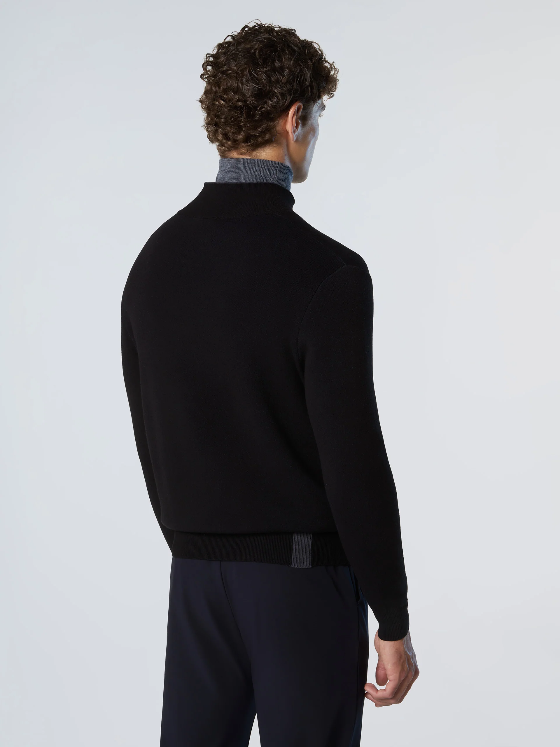 Bonded full-zip sweater - Image 10