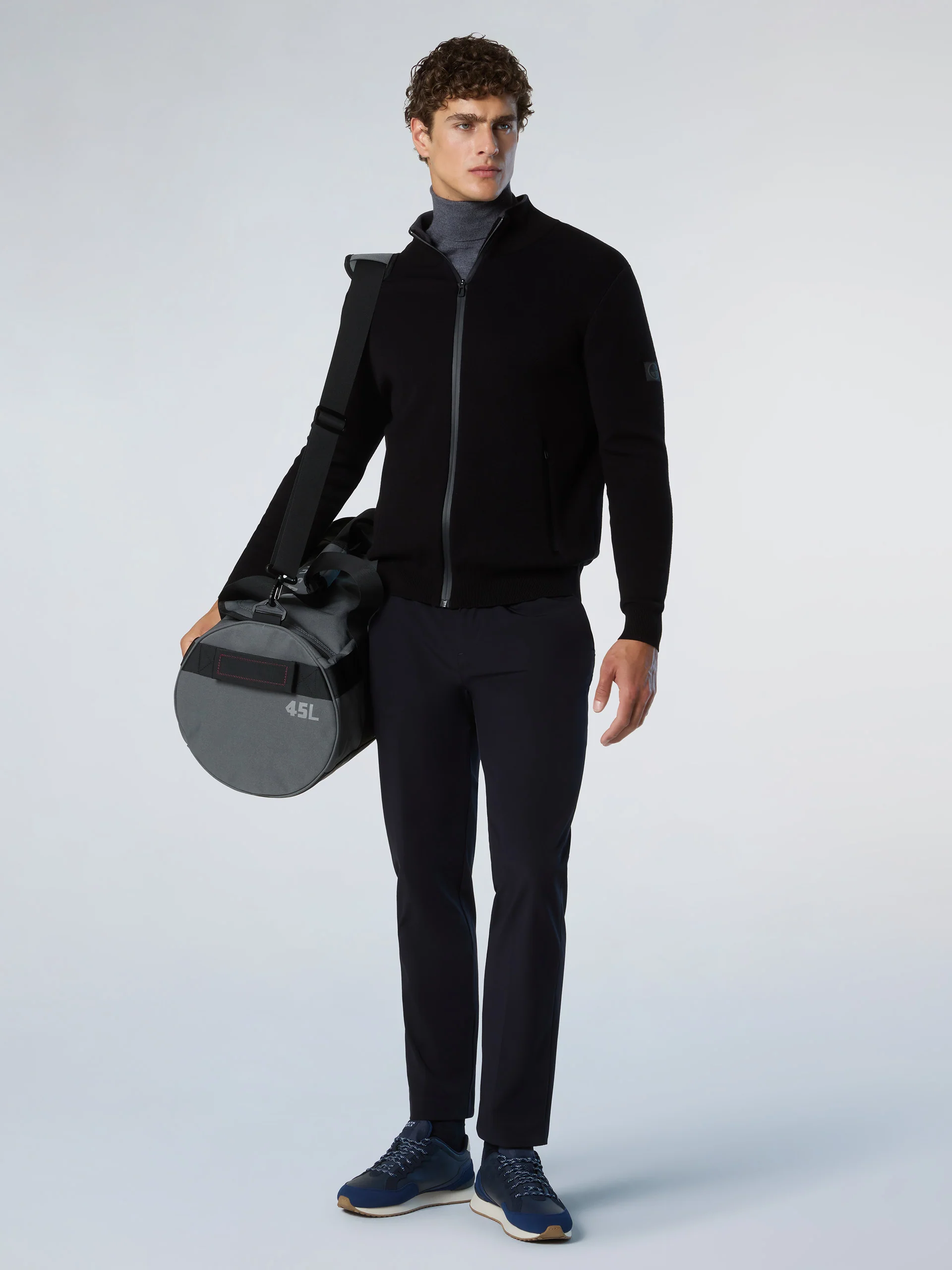 Bonded full-zip sweater - Image 11