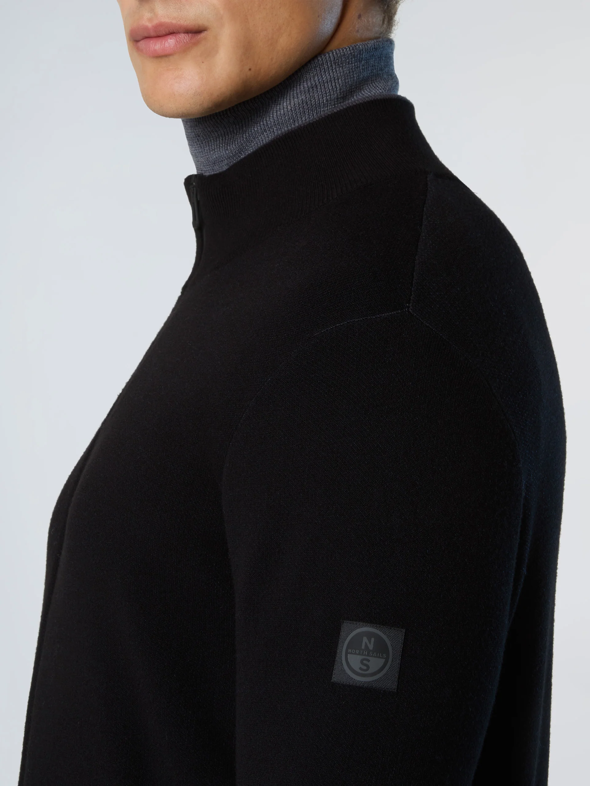 Bonded full-zip sweater - Image 12