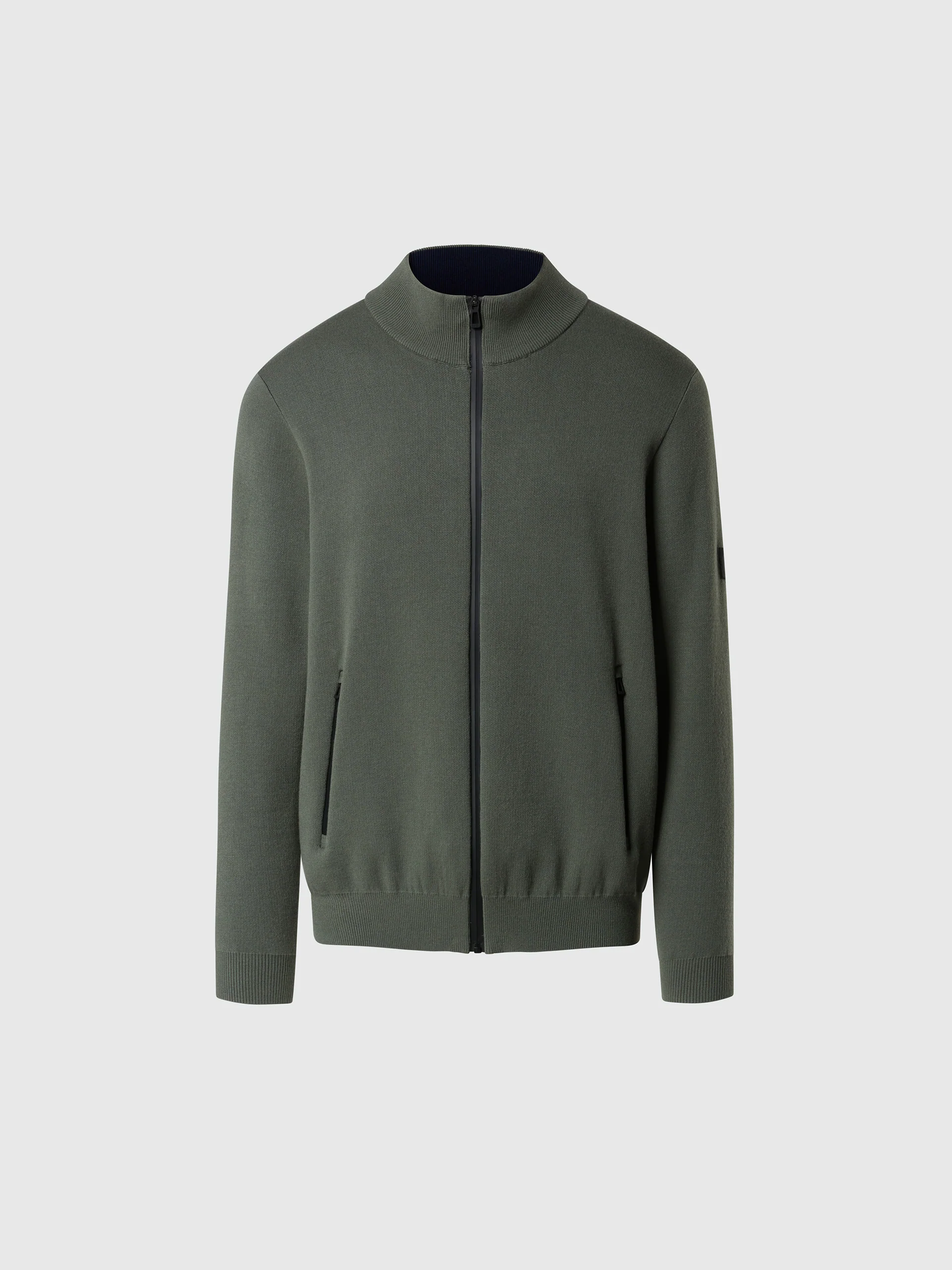 Bonded full-zip sweater - Image 3