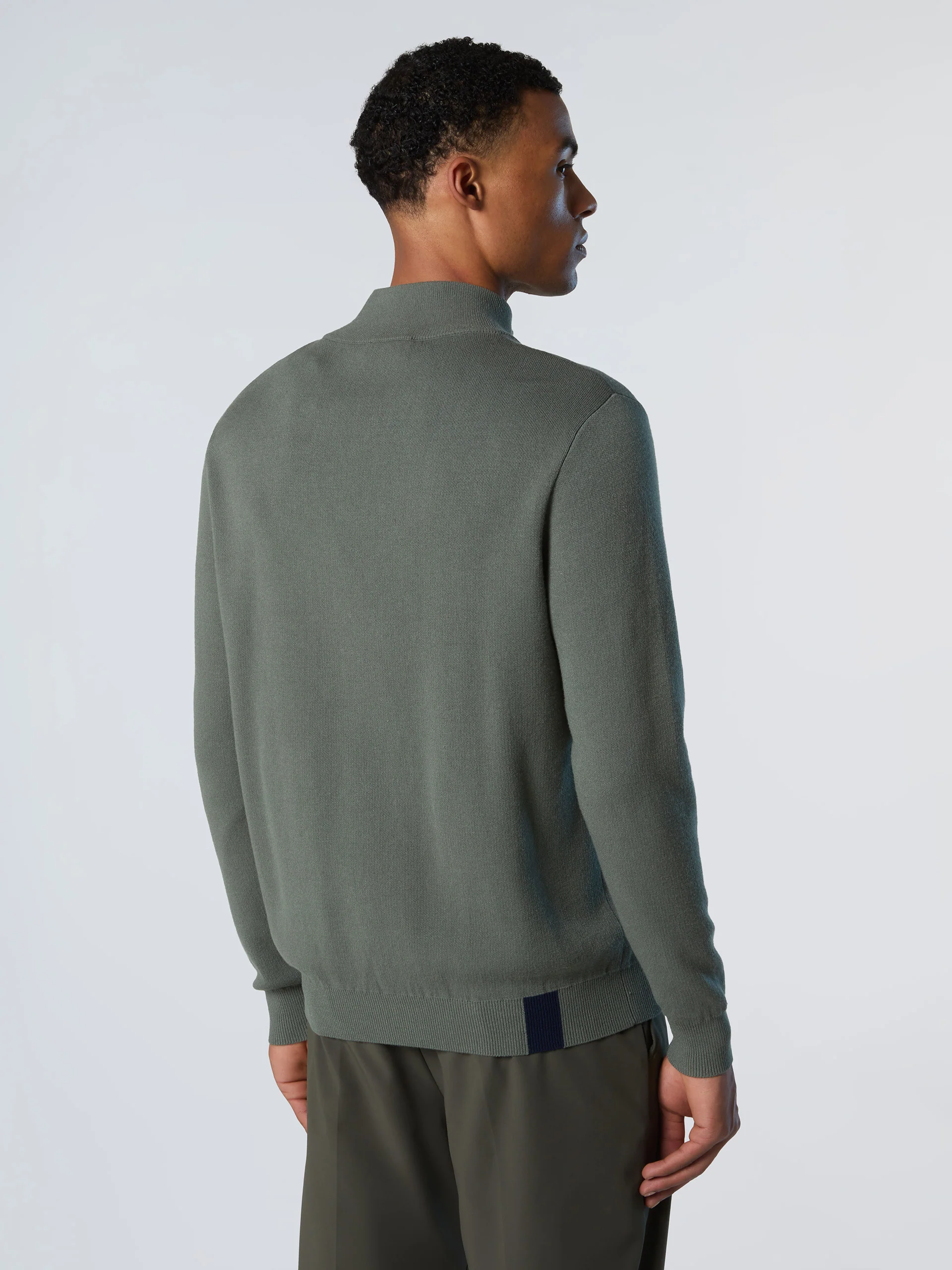 Bonded full-zip sweater - Image 4