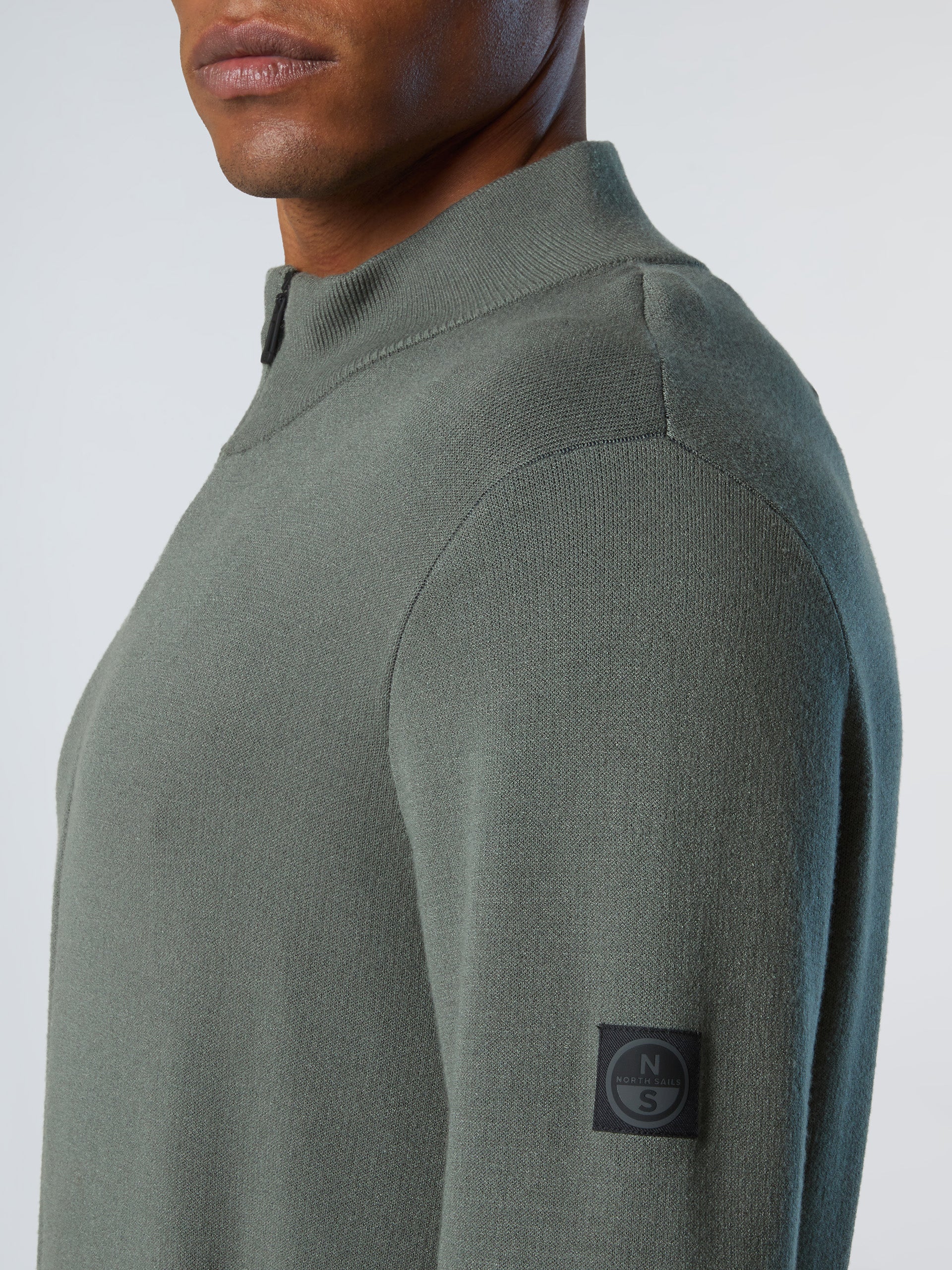 Bonded full-zip sweater - Image 6