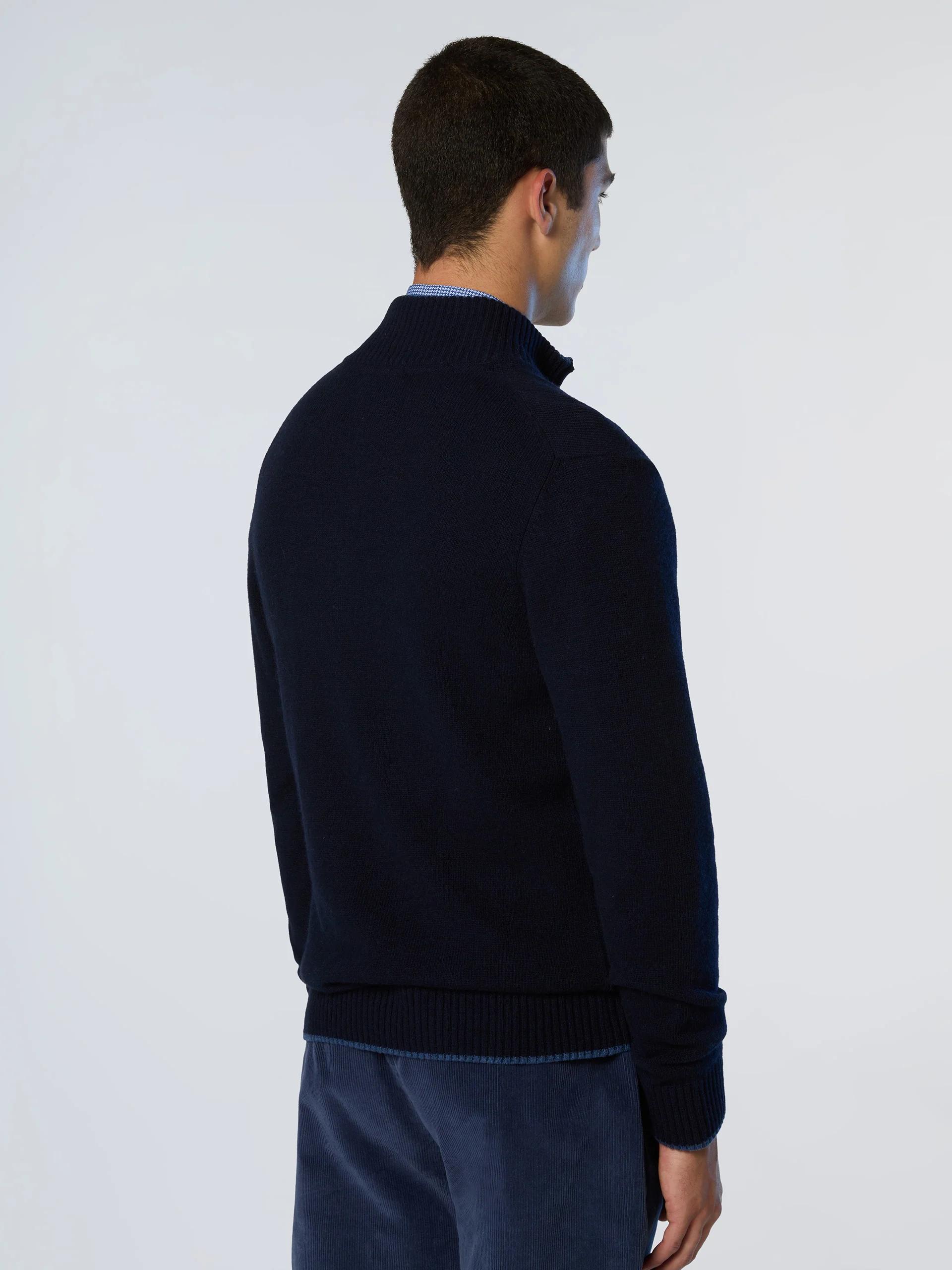 Cashmere blend zip-through sweater - Image 10