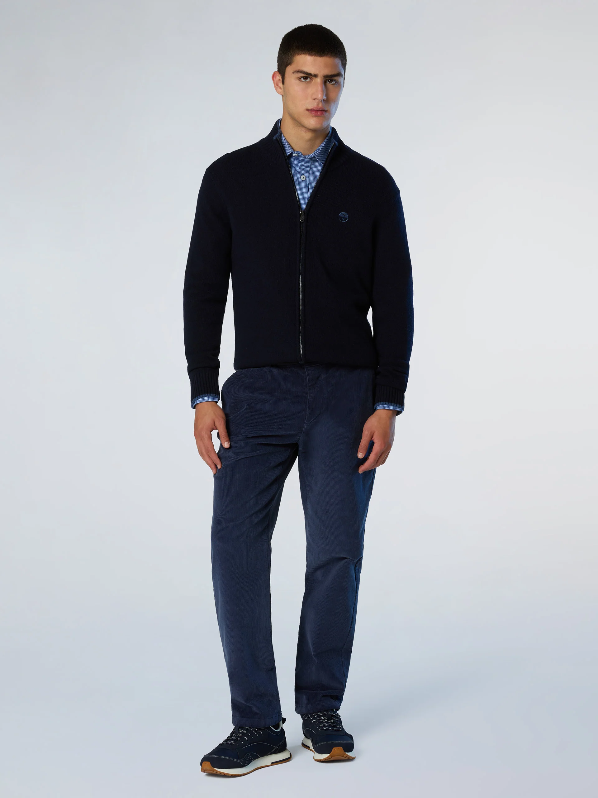 Cashmere blend zip-through sweater - Image 11