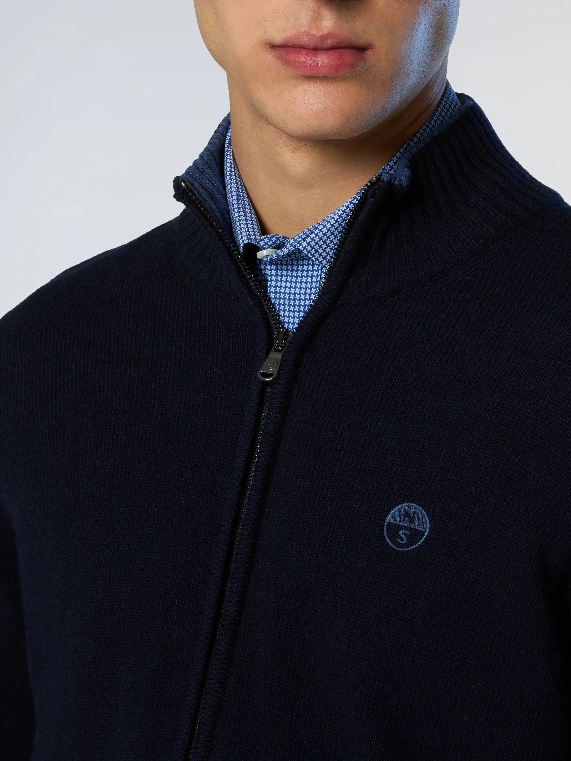 Cashmere blend zip-through sweater - Image 12