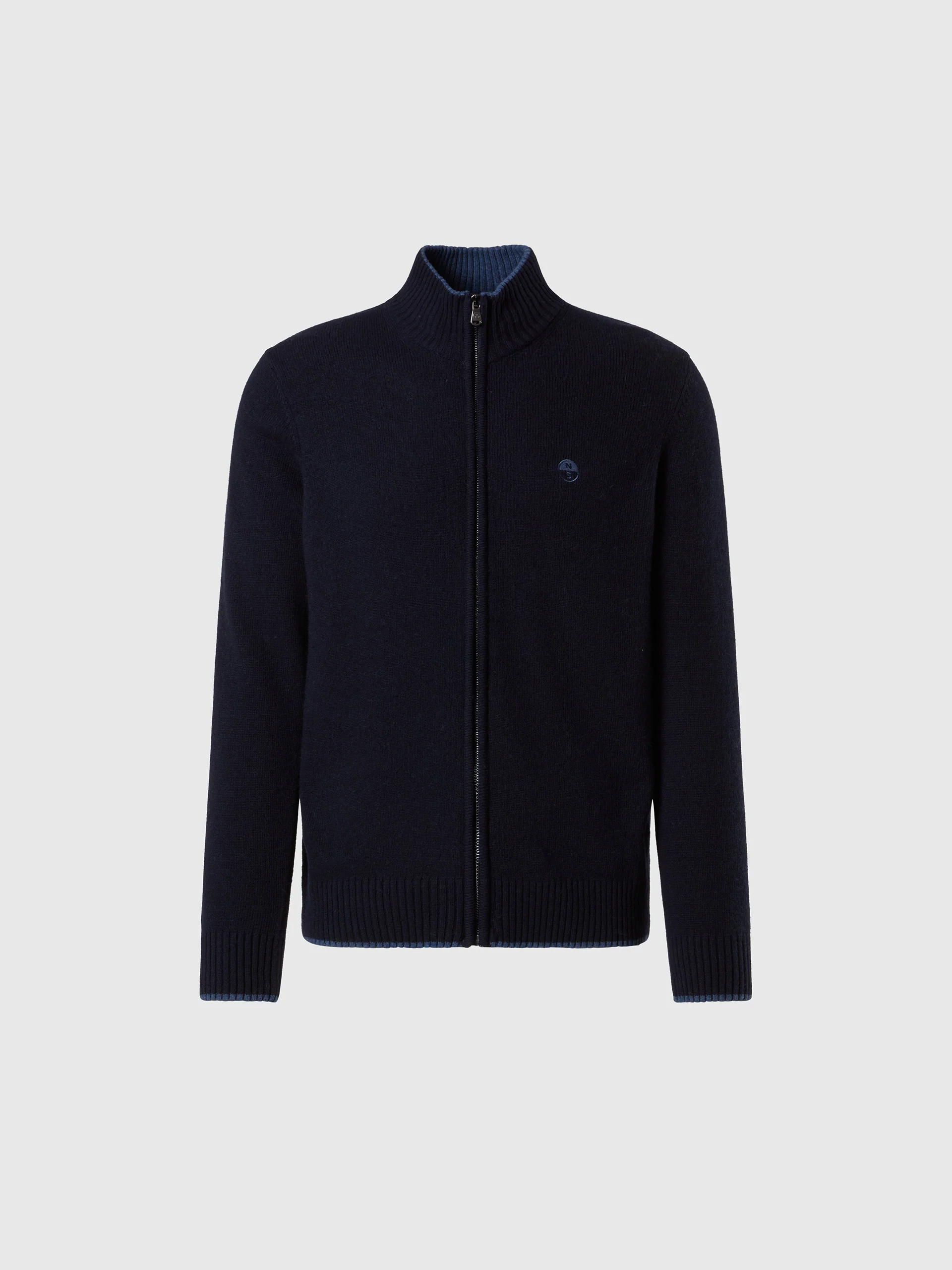 Cashmere blend zip-through sweater - Image 9
