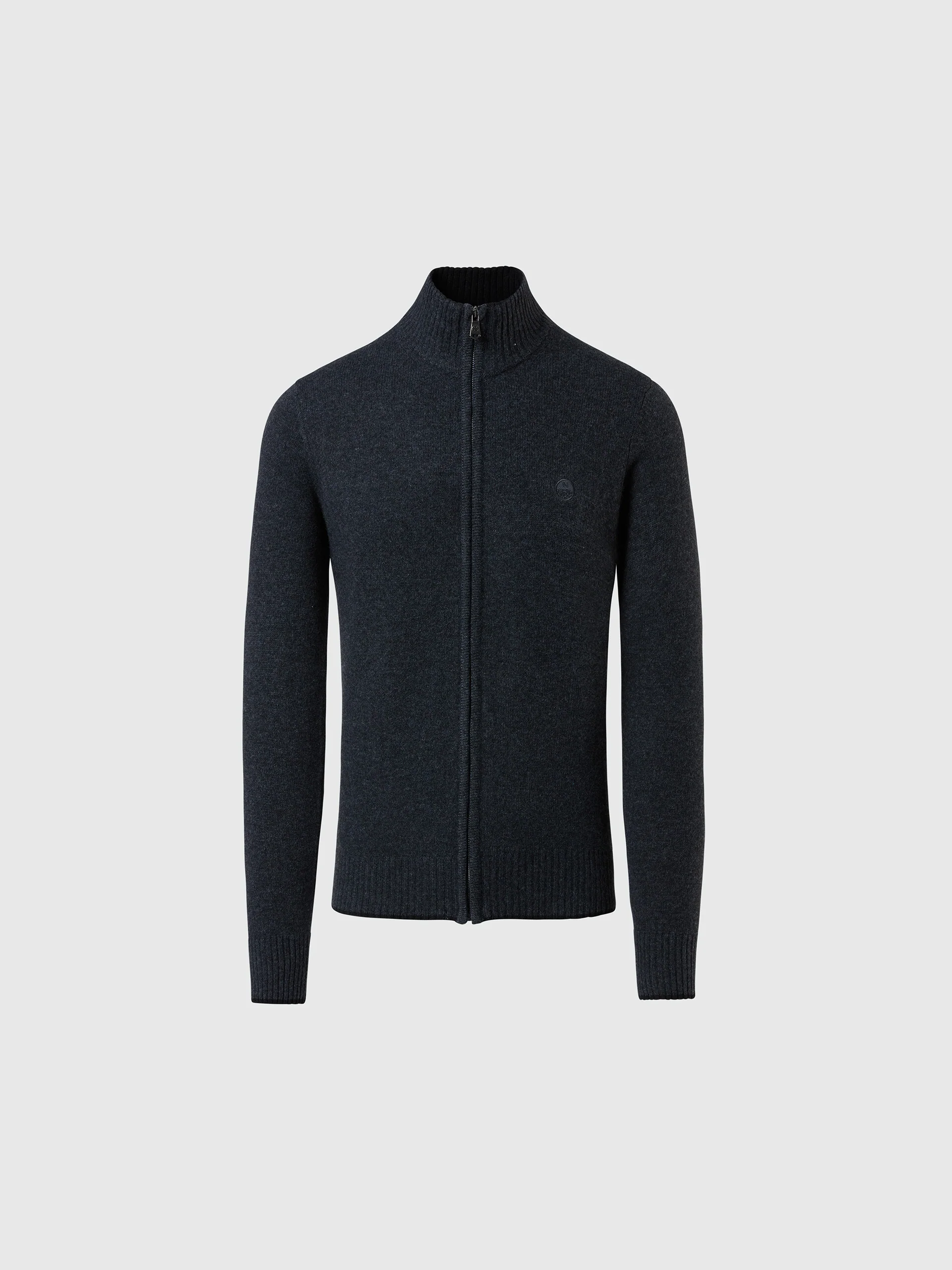 Eco cashmere full-zip sweater - Image 3