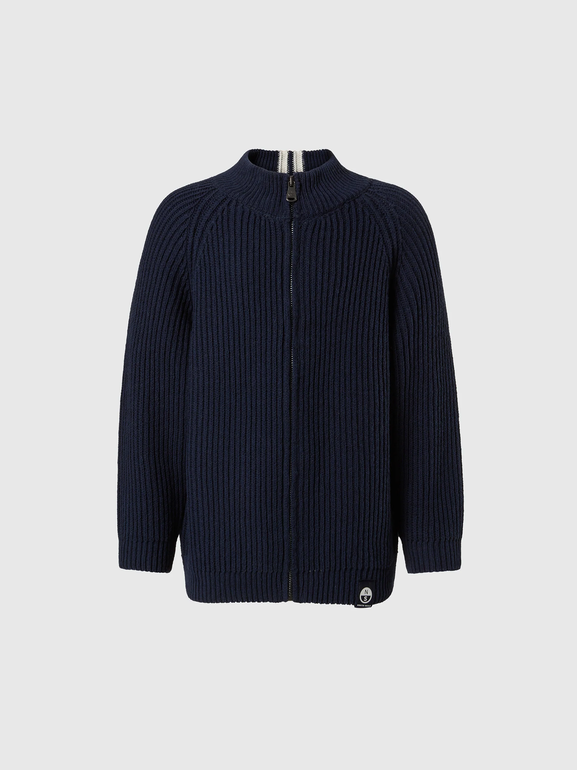 Ribbed zip-through sweater - Image 12