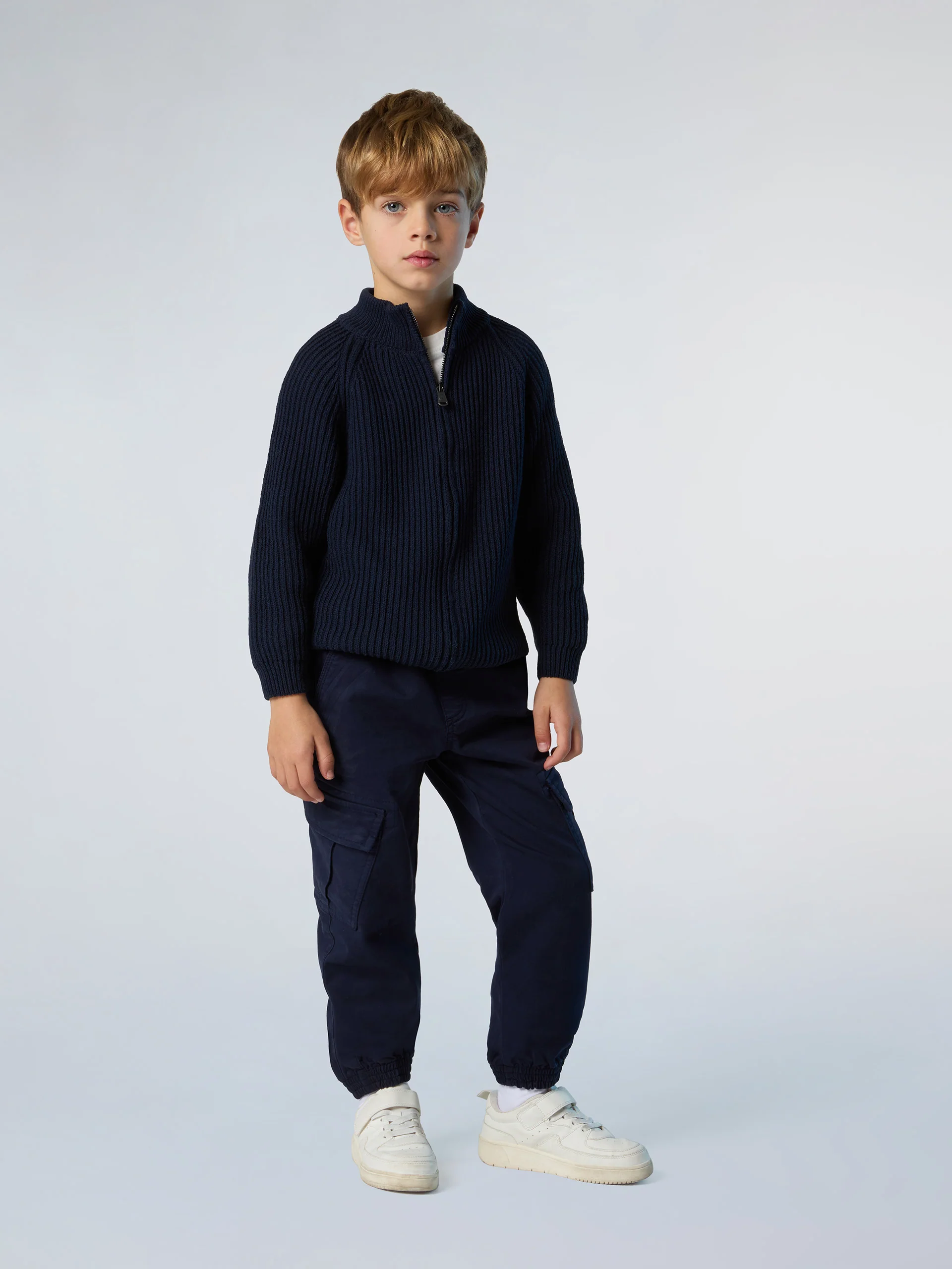 Ribbed zip-through sweater - Image 9