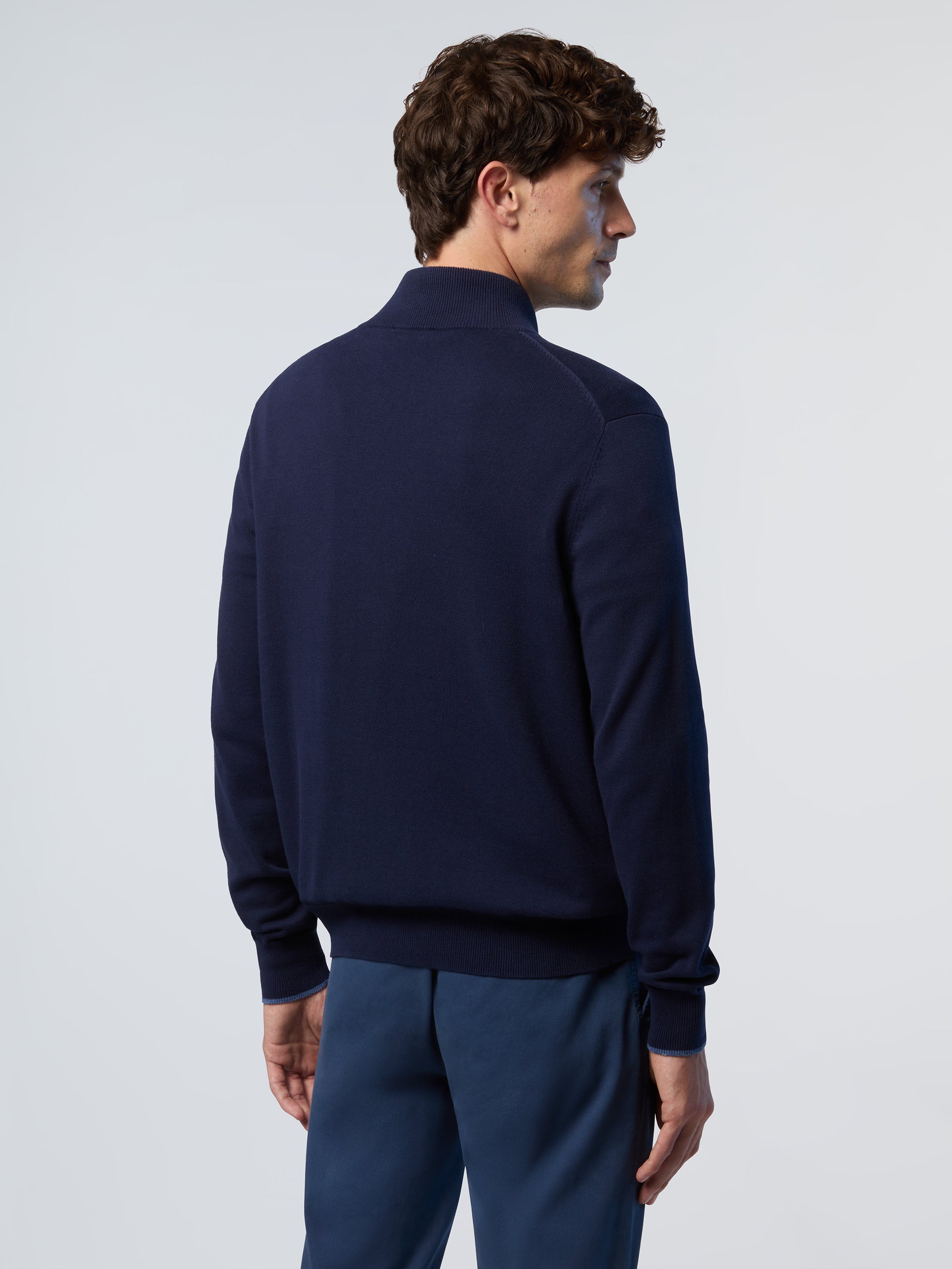 Full-zip sweater with embroidered logo - Image 10