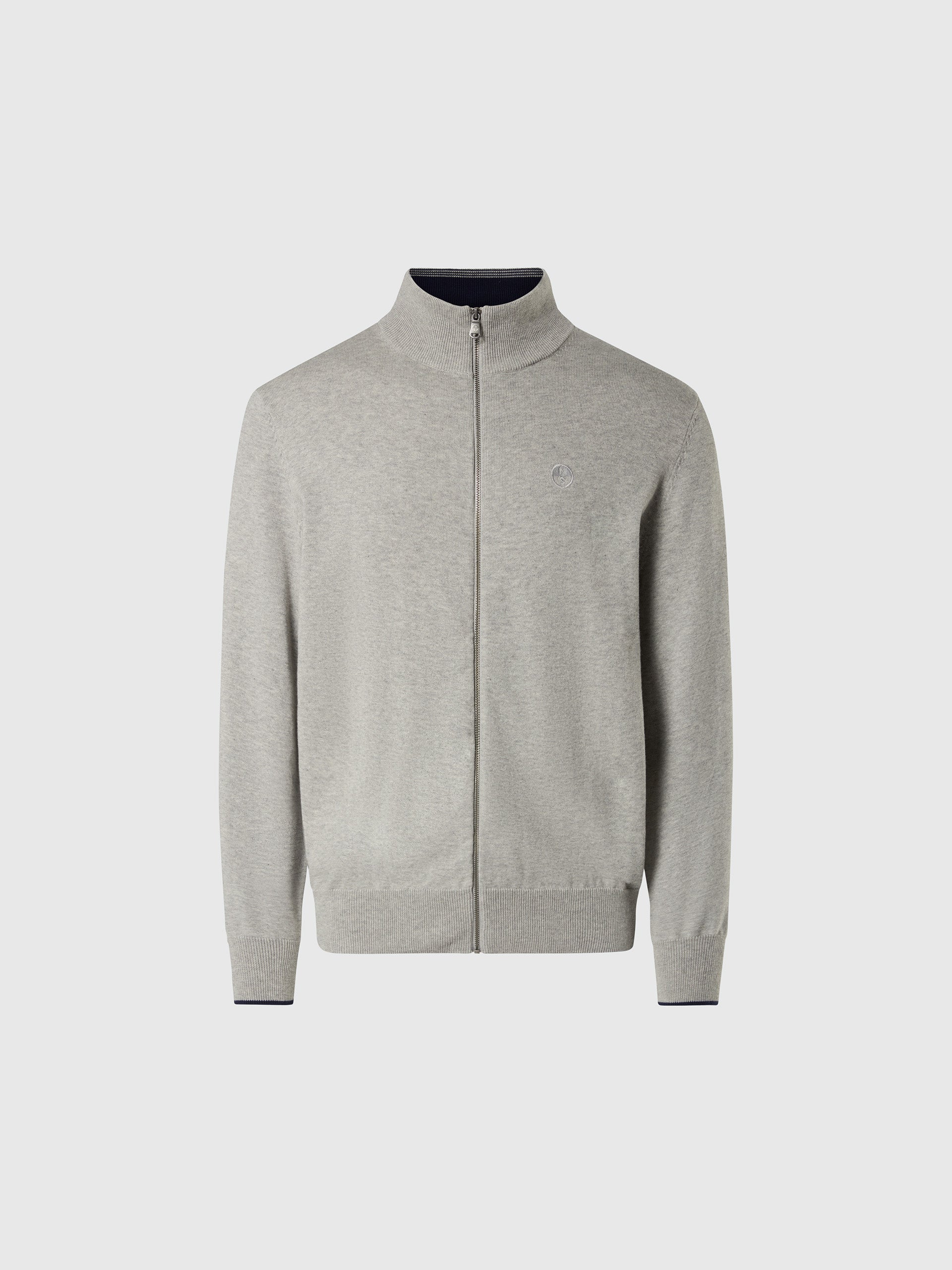 Full-zip sweater with embroidered logo - Image 15