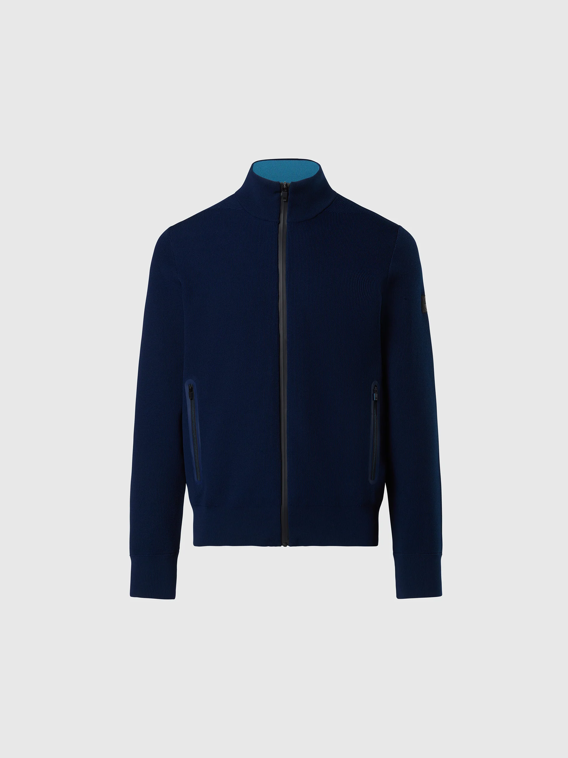 Technical knit full-zip sweater - Image 9