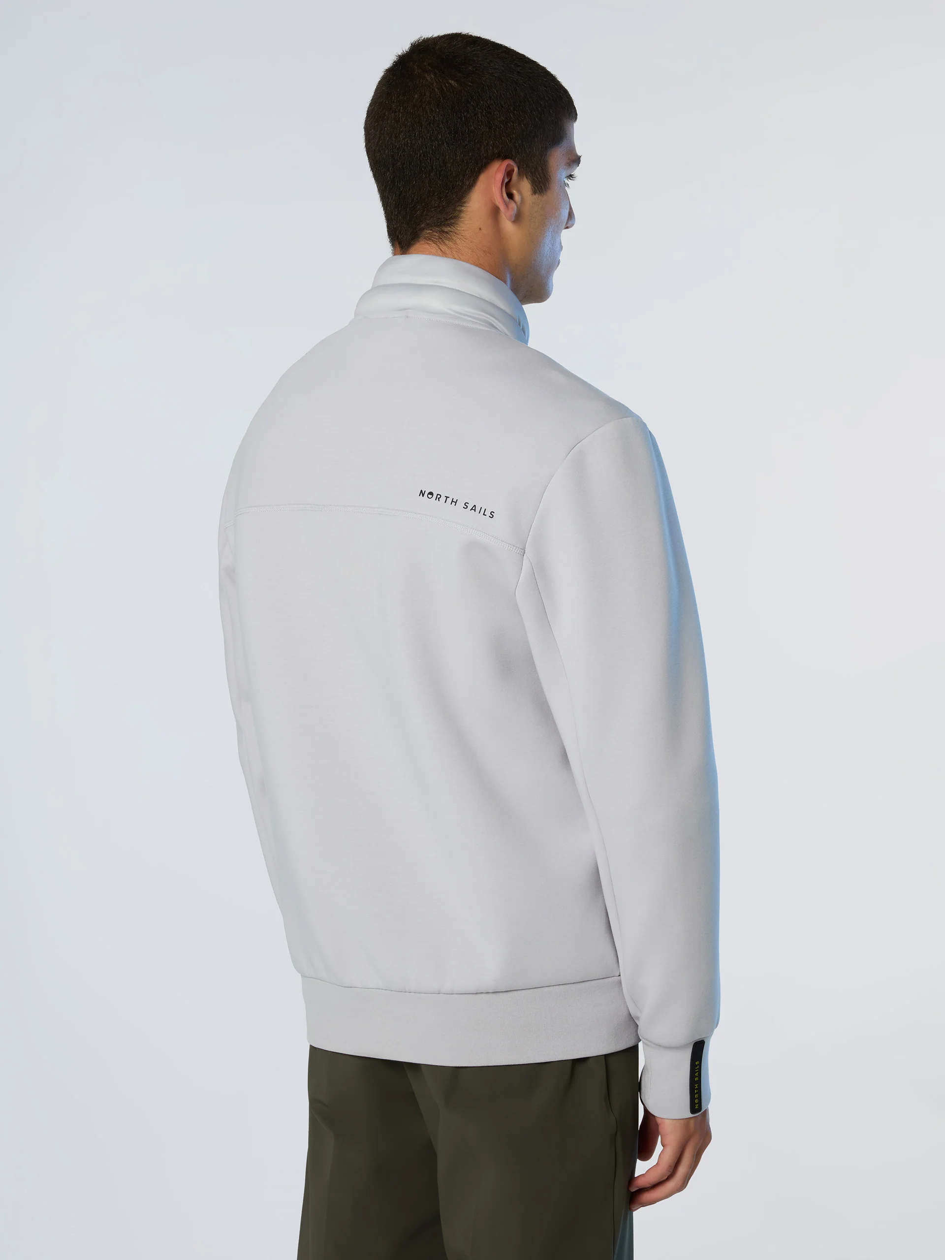 Hybrid zip-up sweatshirt - Image 4