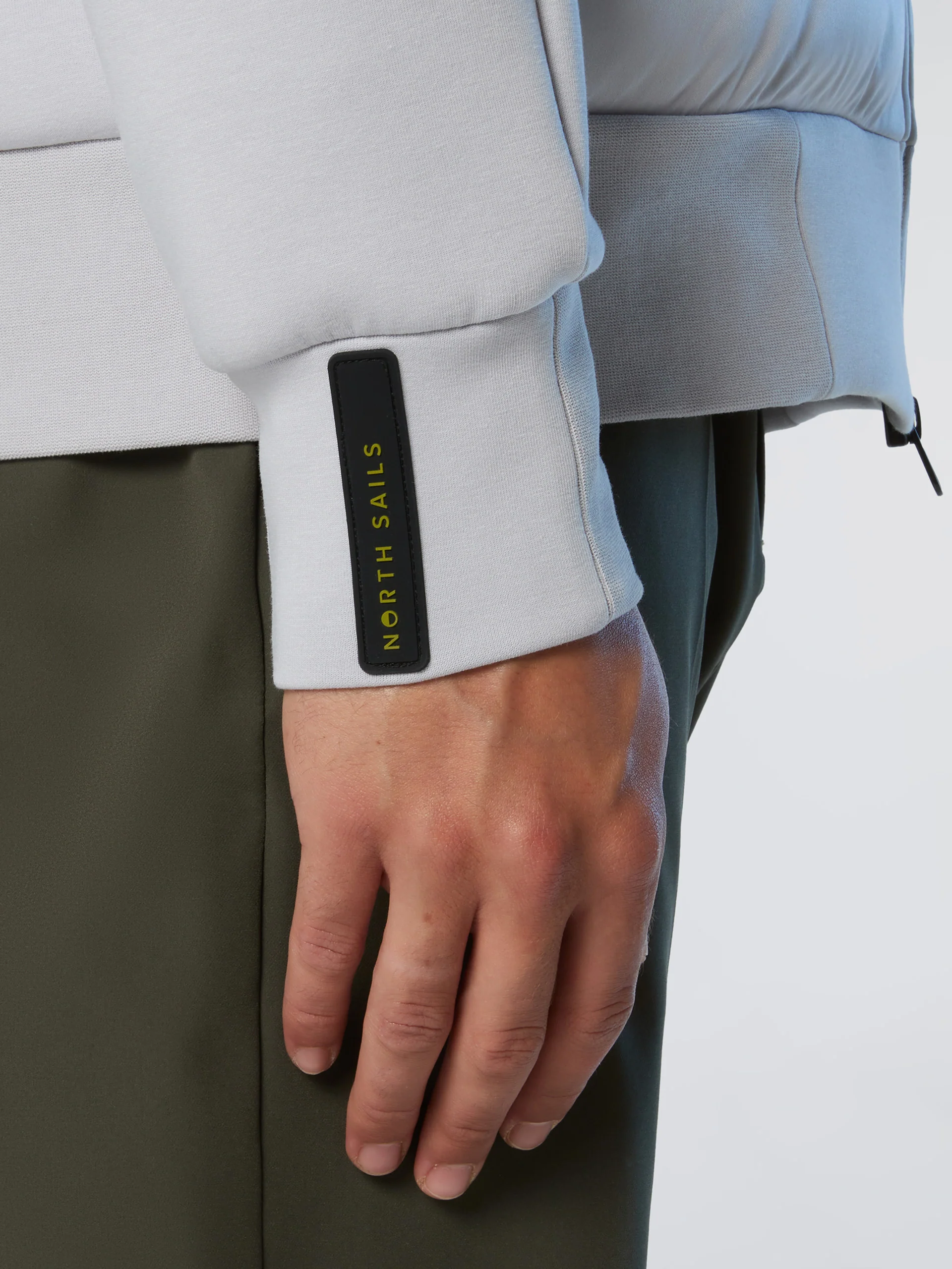 Hybrid zip-up sweatshirt - Image 7