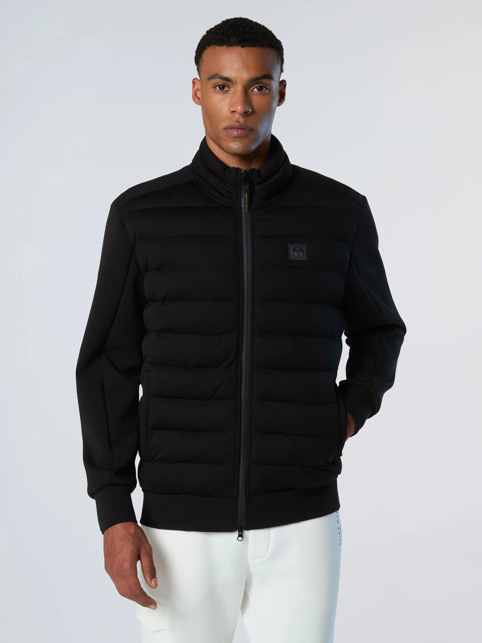 Hybrid zip-up sweatshirt - Image 8