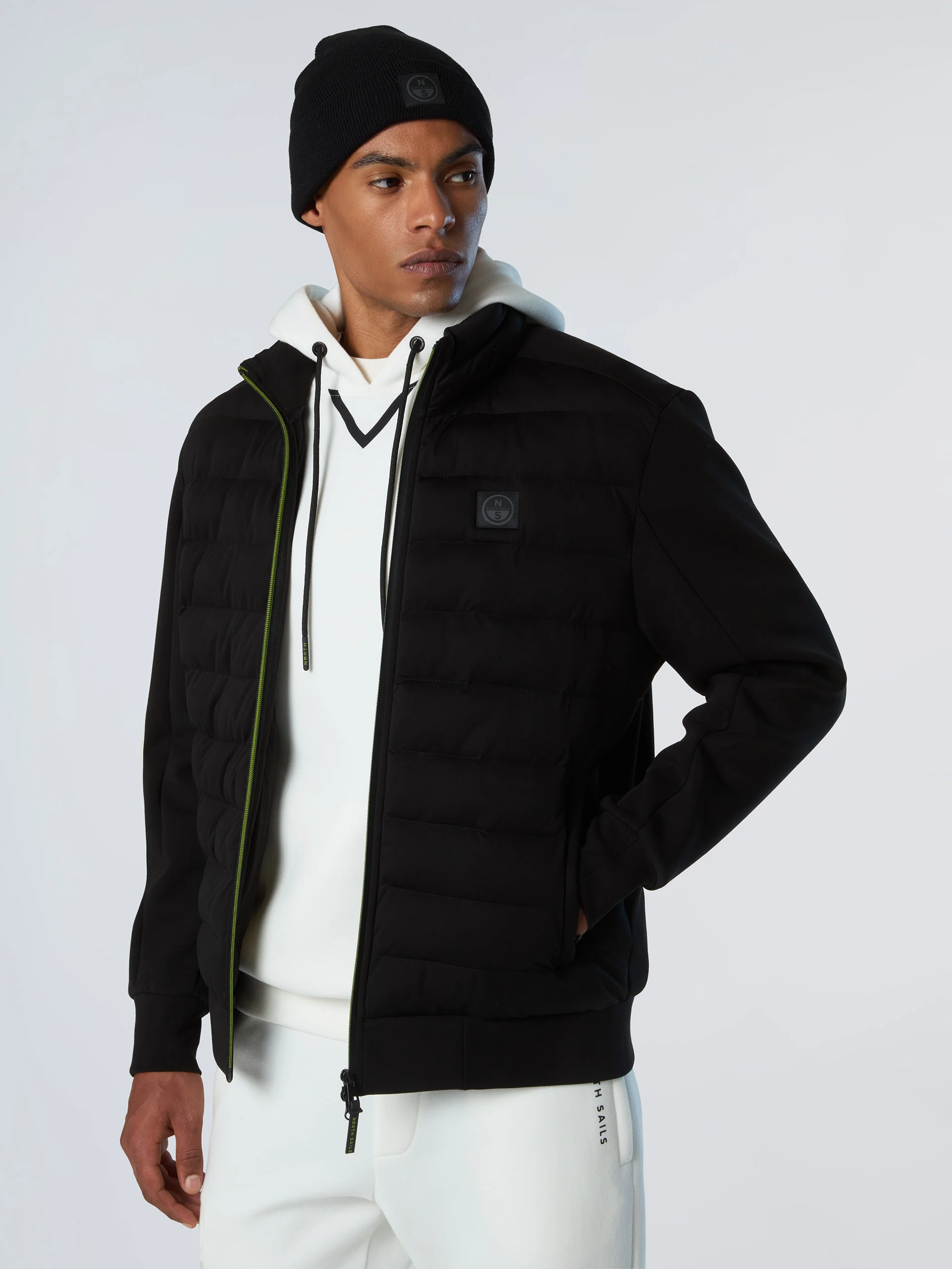 Hybrid zip-up sweatshirt - Image 9